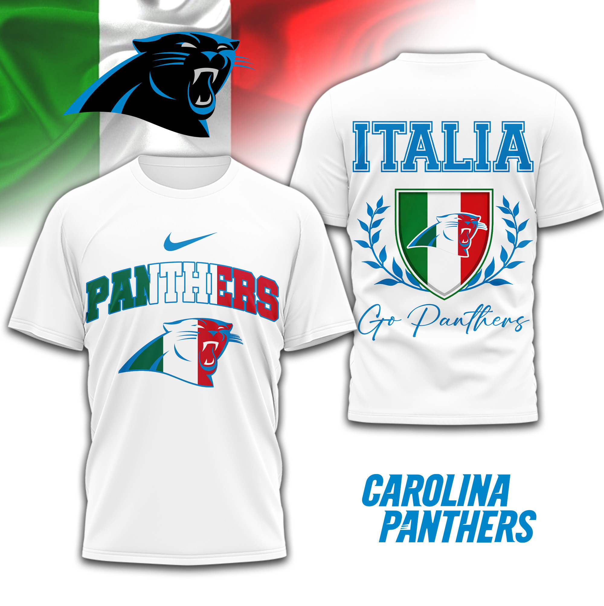 Carolina Panthers | PREMIUM NFL ITALIA 3D SHIRT TD090126