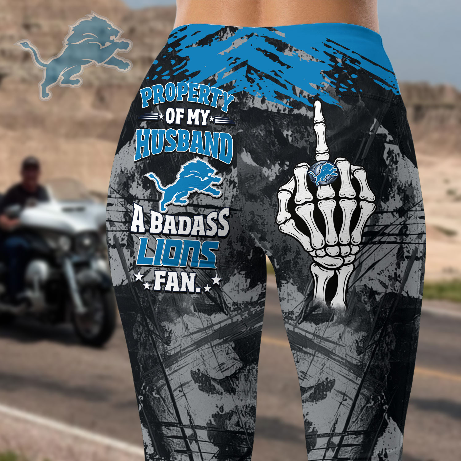 Detroit Lions | Premium NFL Fan Wife Stretch Leggings HY