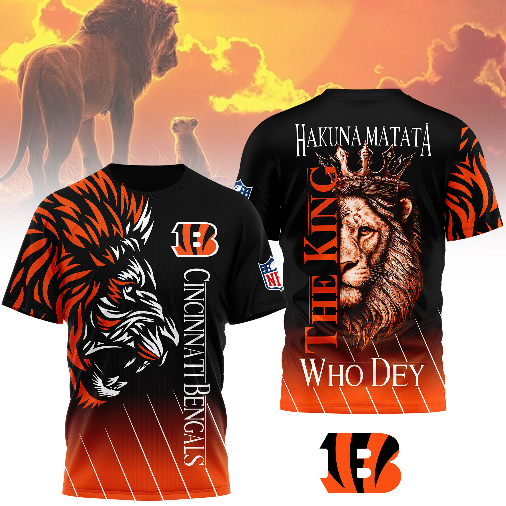 Cincinnati Bengals | Premium NFL The Lion King Fan Shirt NY