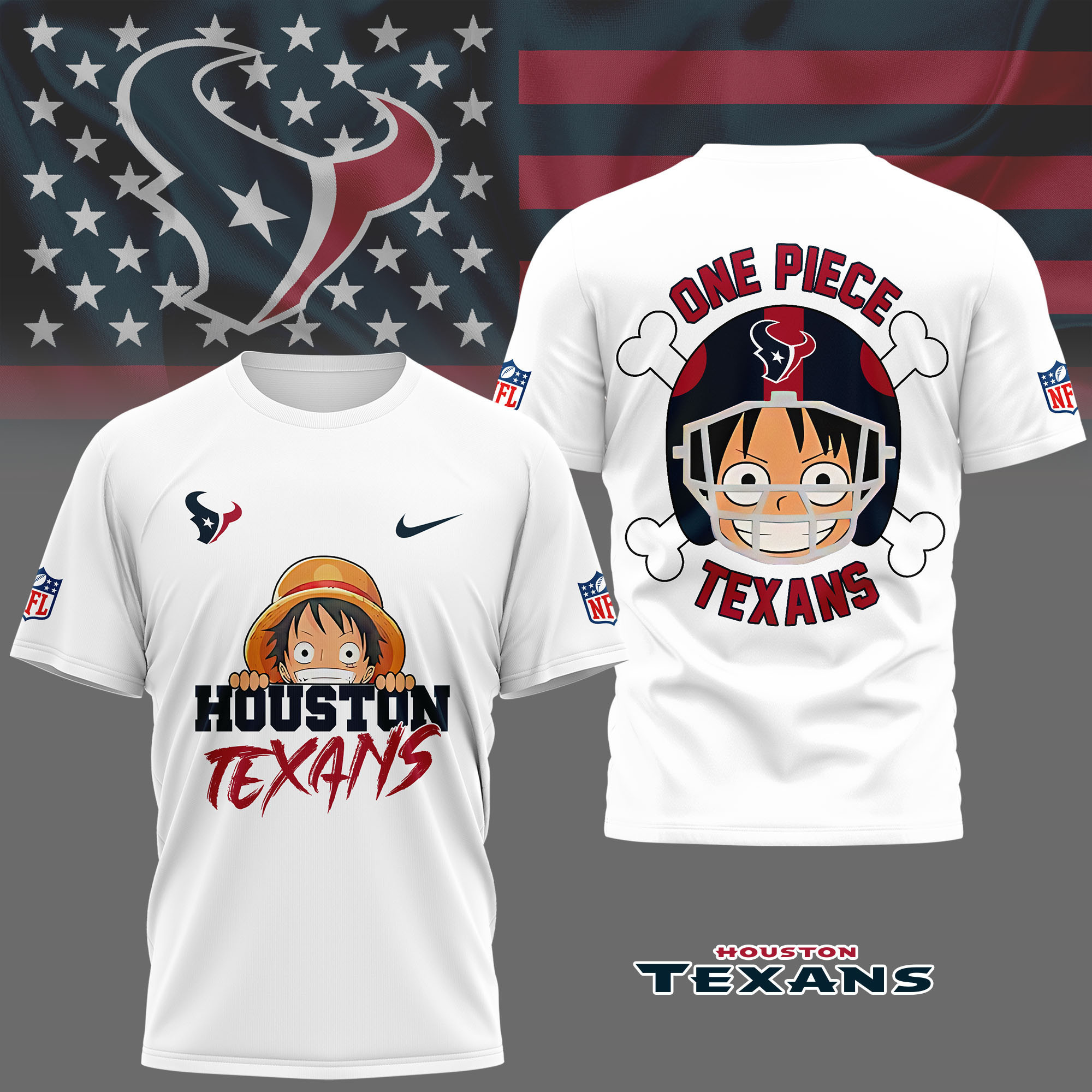 Houston Texans | Premium NFL One Piece Fan 3D Shirt NY