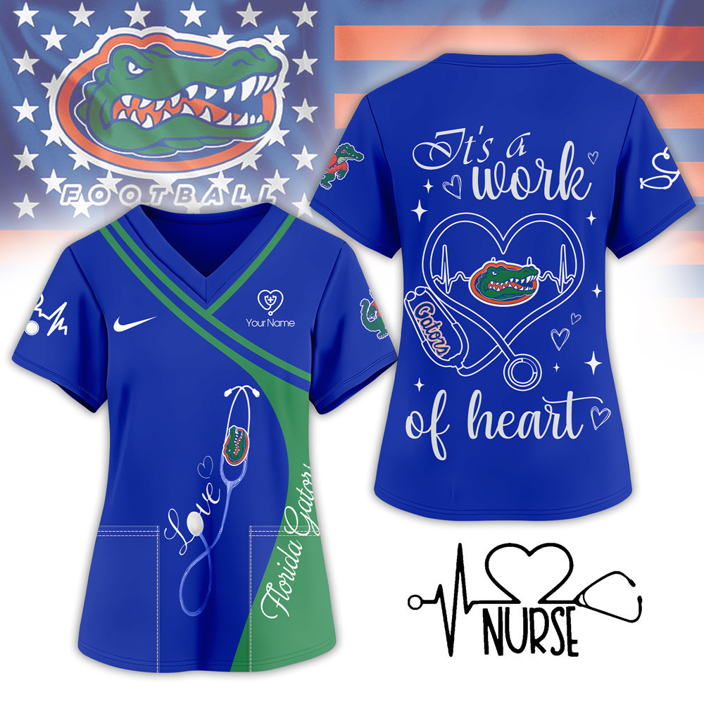 Florida Gators | Premium NCAA Nurse Pride 3D Shirt NY