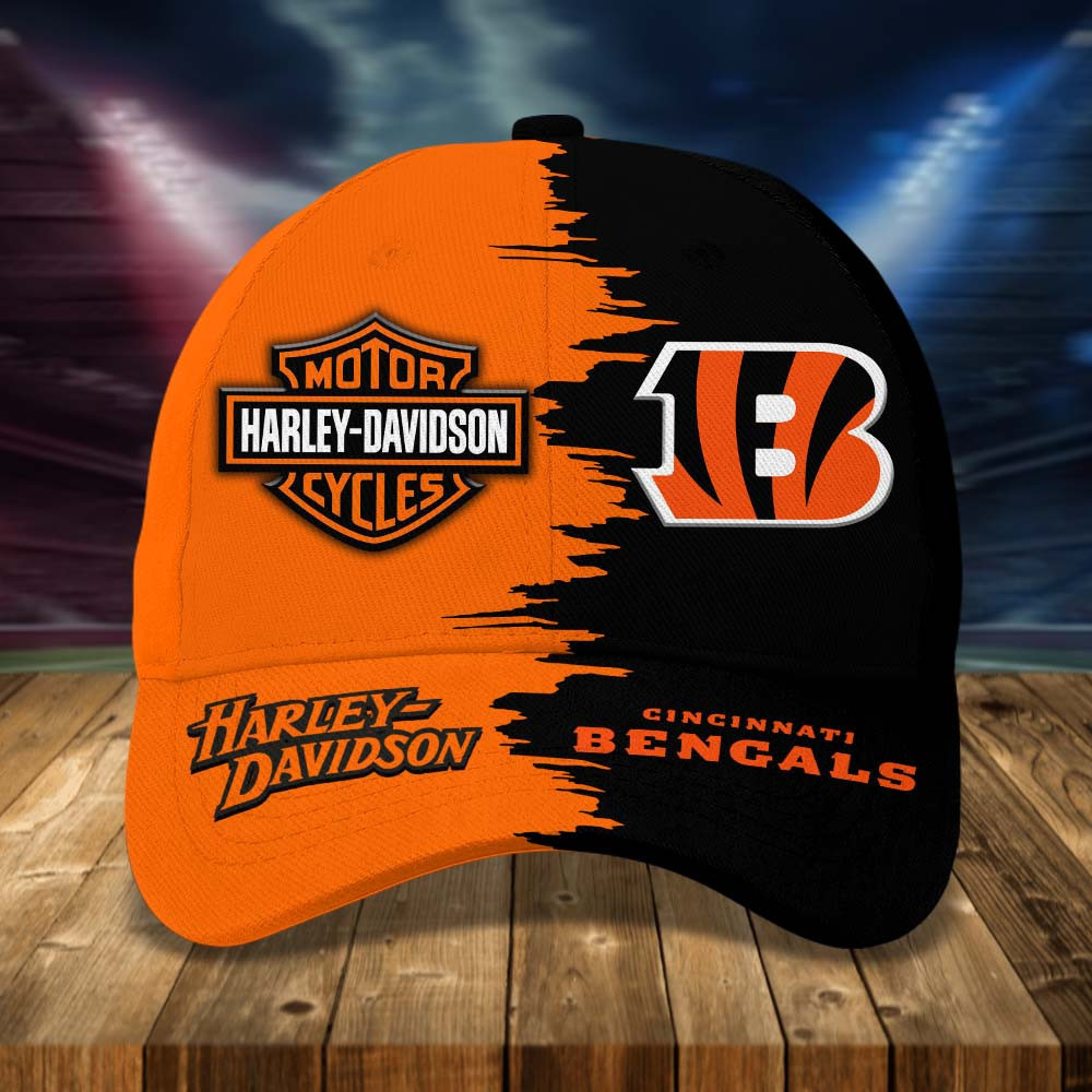 Cincinnati Bengals | Premium Classic NFL & Harley-Davidson Cap