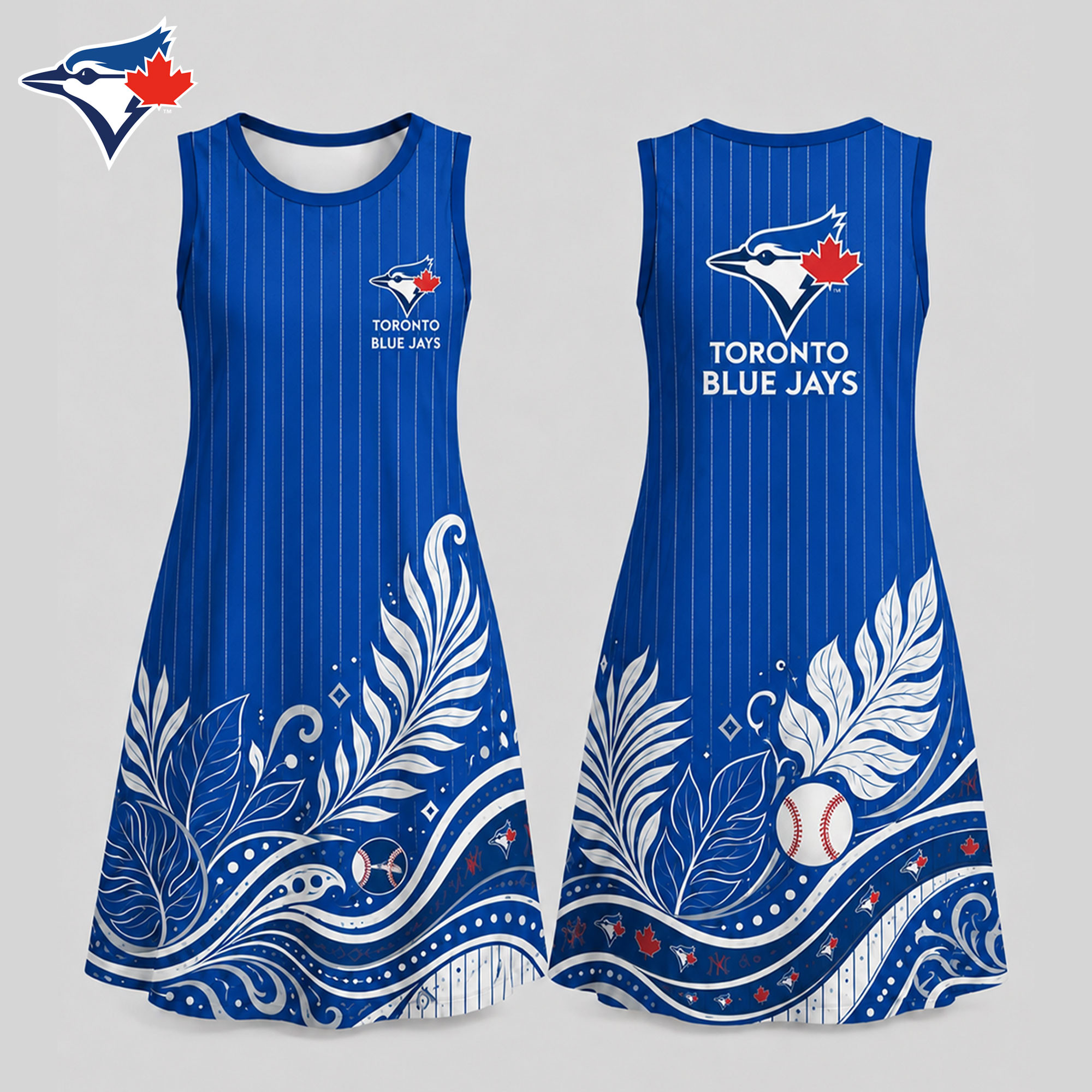 Toronto Blue Jays | Premium MLB Floral Dress TD