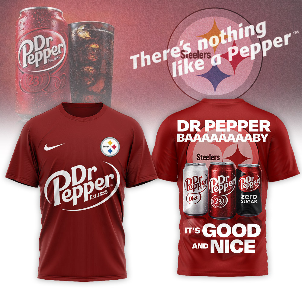 Pittsburgh Steelers | Premium NFL Dr Pepper 3D Shirt NP