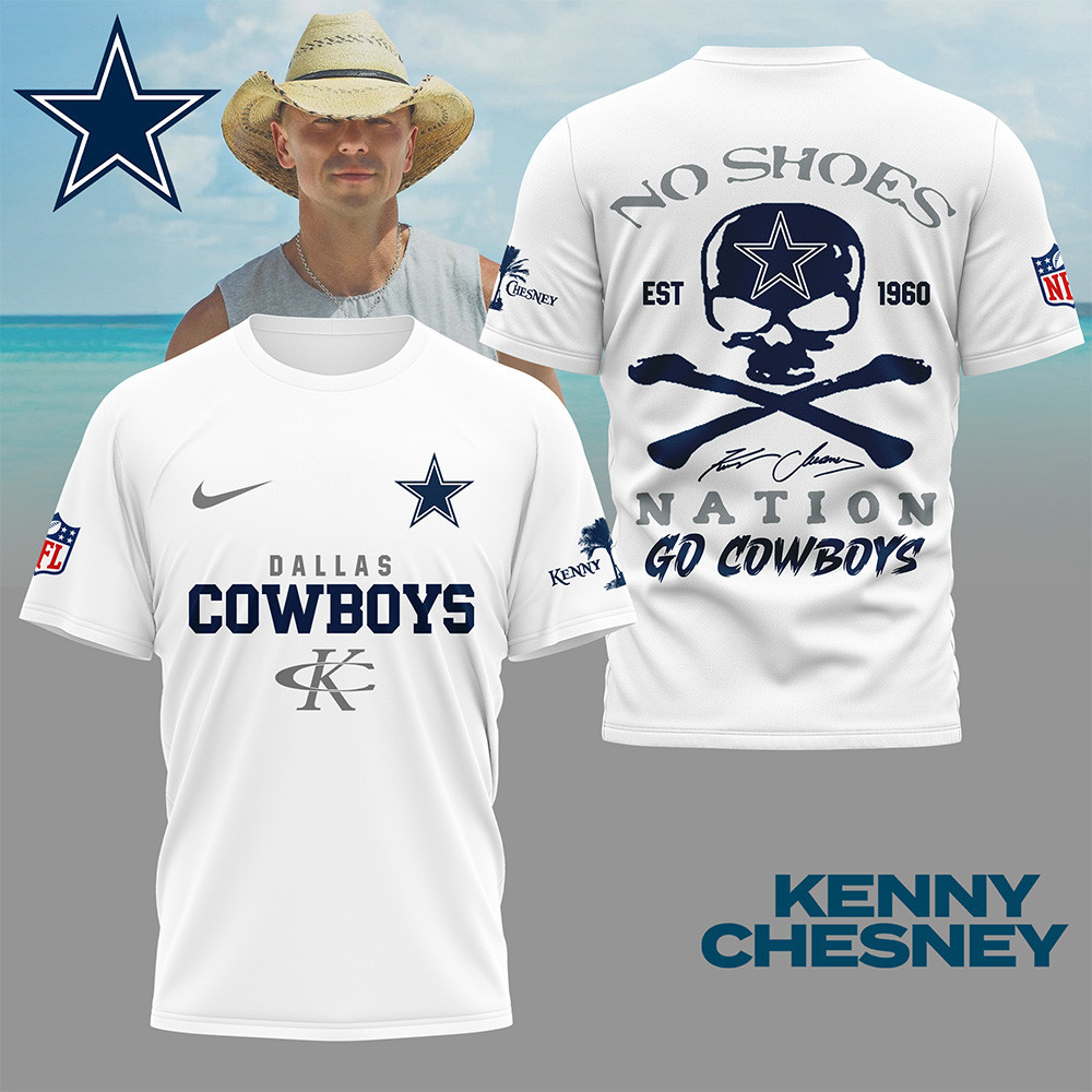 Dallas Cowboys | Premium NFL Kenny Chesney Fan 3D Shirt NY