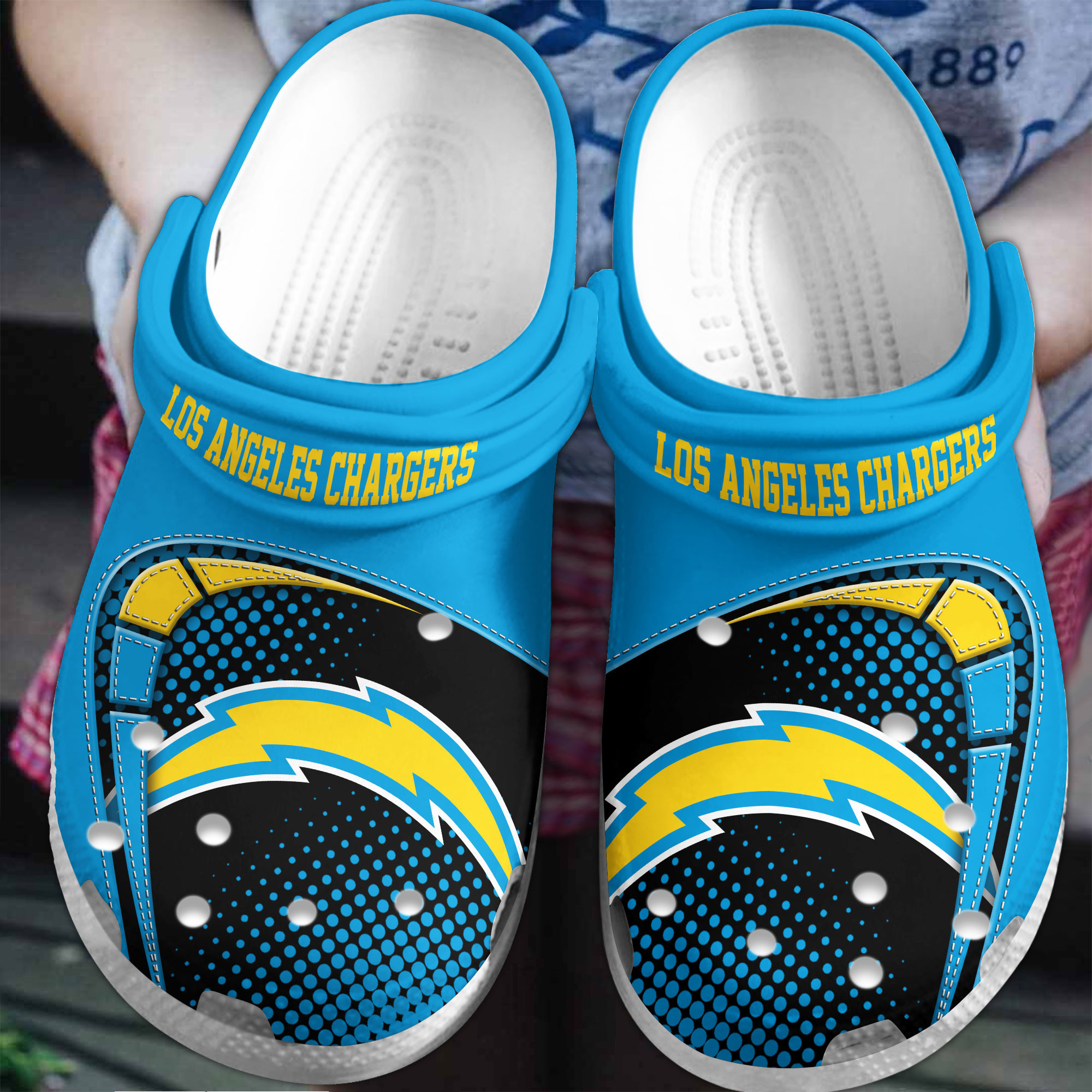 Los Angeles Chargers | Premium NFL Crocs Shoes NY