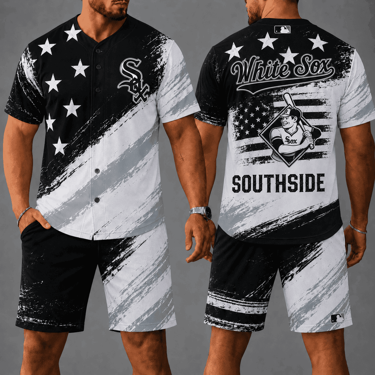 Chicago White Sox | Premium MLB Star Spirit Jersey Shorts Set