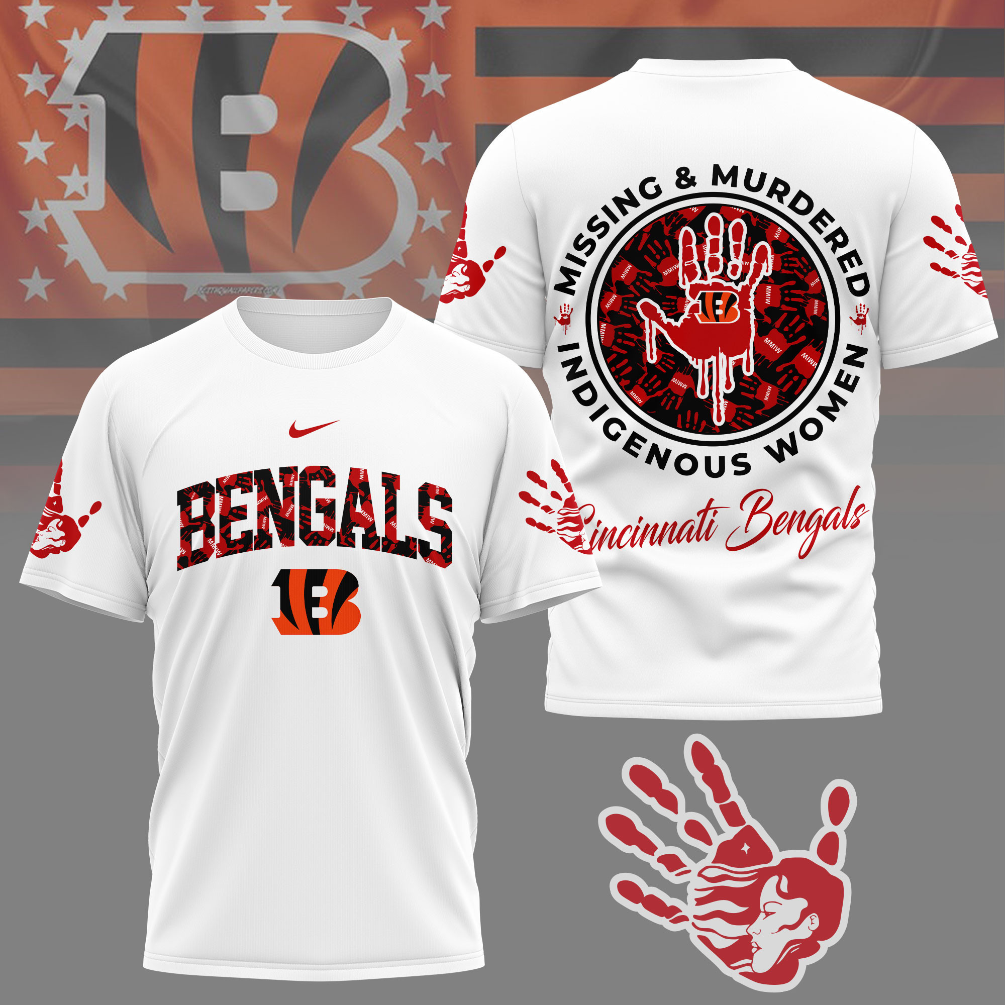 Cincinnati Bengals | Premium NFL MMIW Awareness Shirt NY