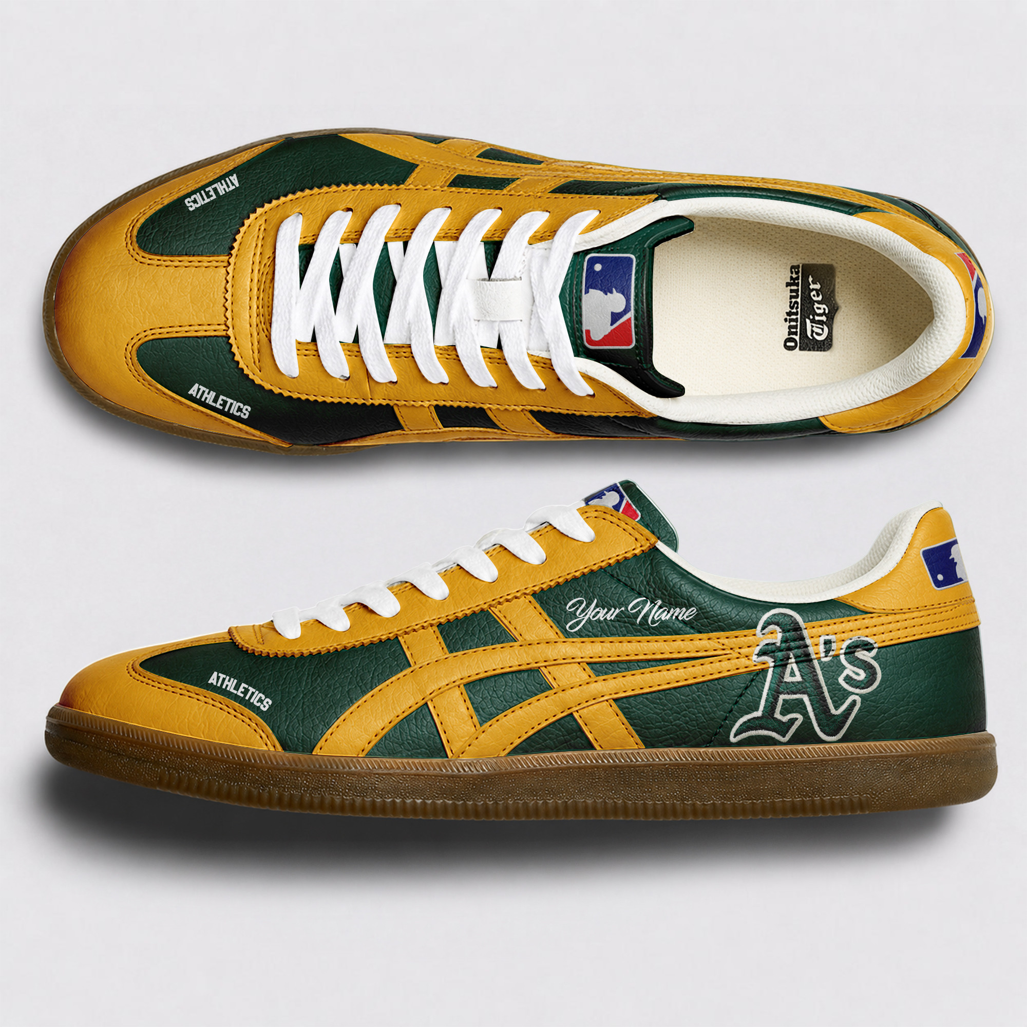 Athletics | Premium MLB Customized Baseball Tiger Shoes TD
