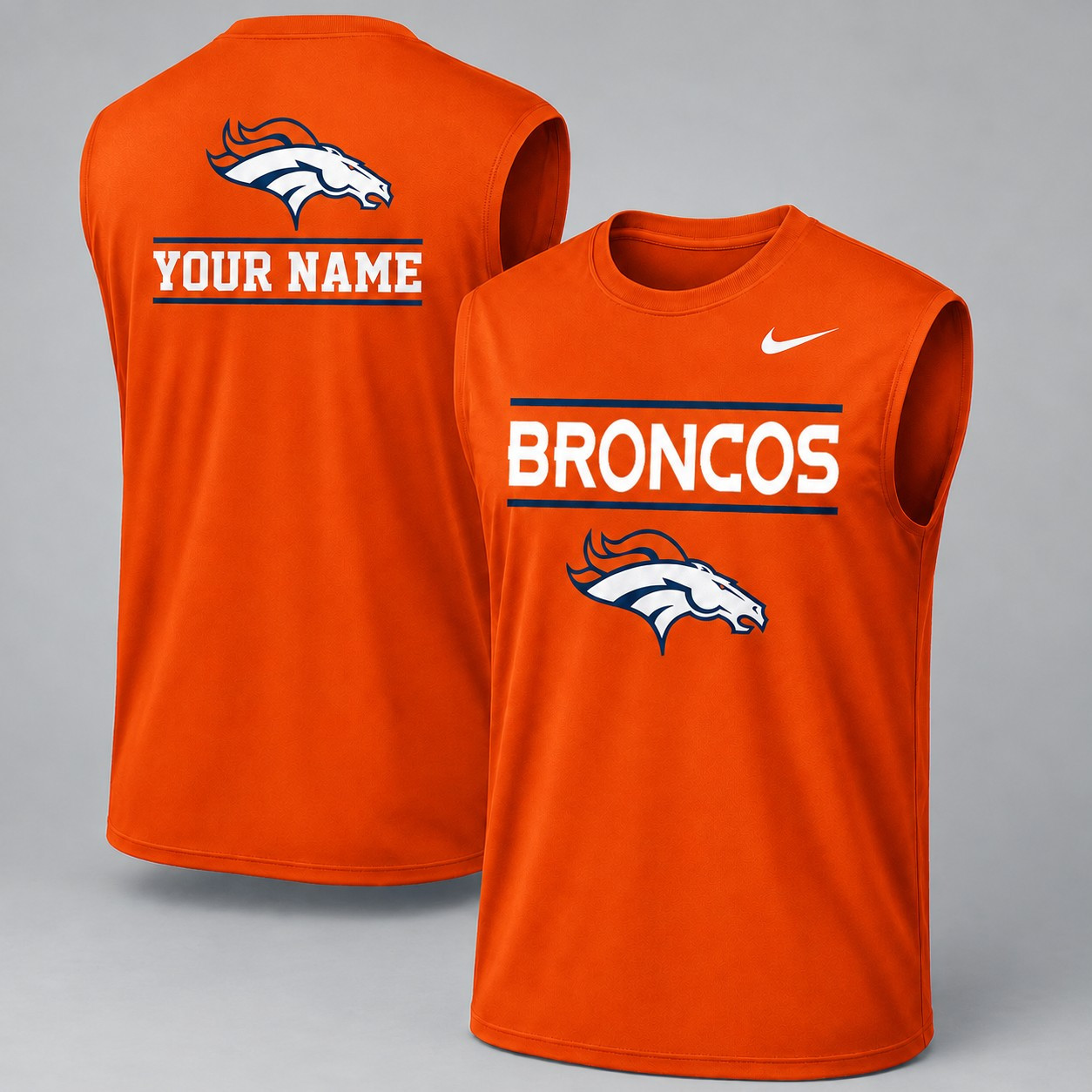 Denver Broncos| Premium NFL Personalized Game Ready Tank Top NY