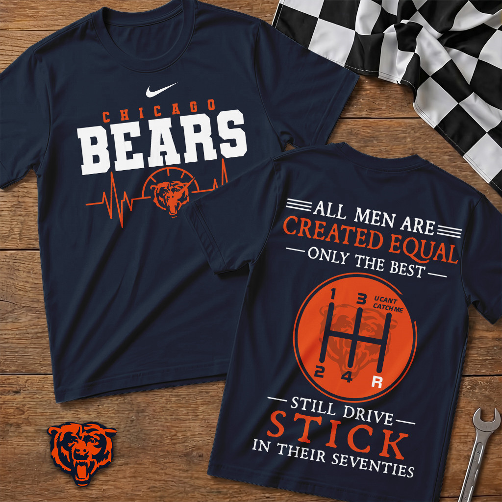 Chicago Bears | Premium NFL Highspeed Heartbeat T-Shirt TD