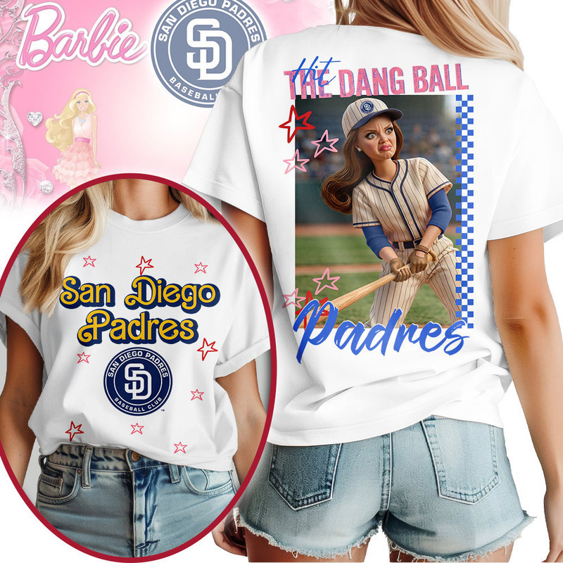 San Diego Padres | Premium MLB Barbie 3D Shirt HY