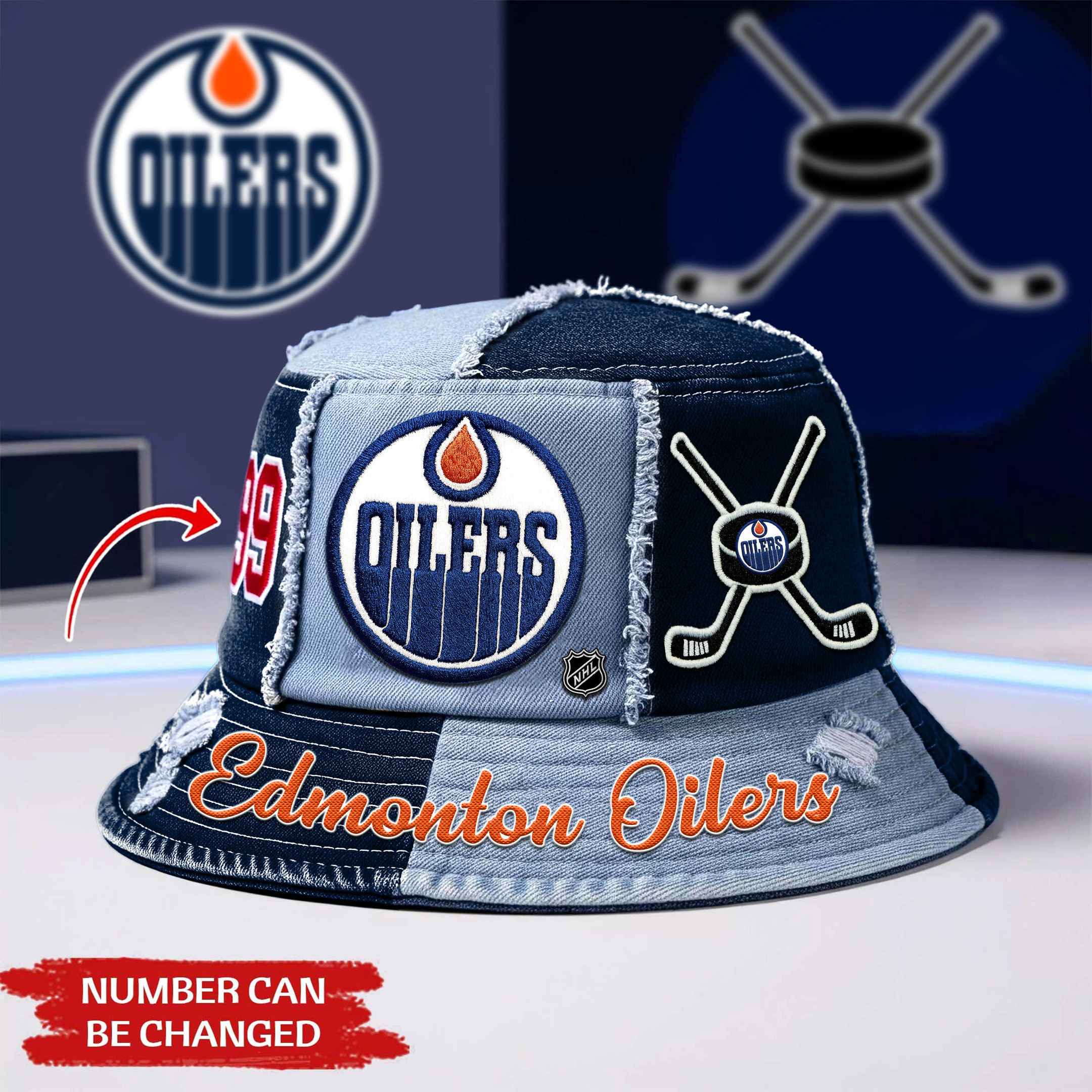 Edmonton Oilers | Premium NHL Bucket Hat TD