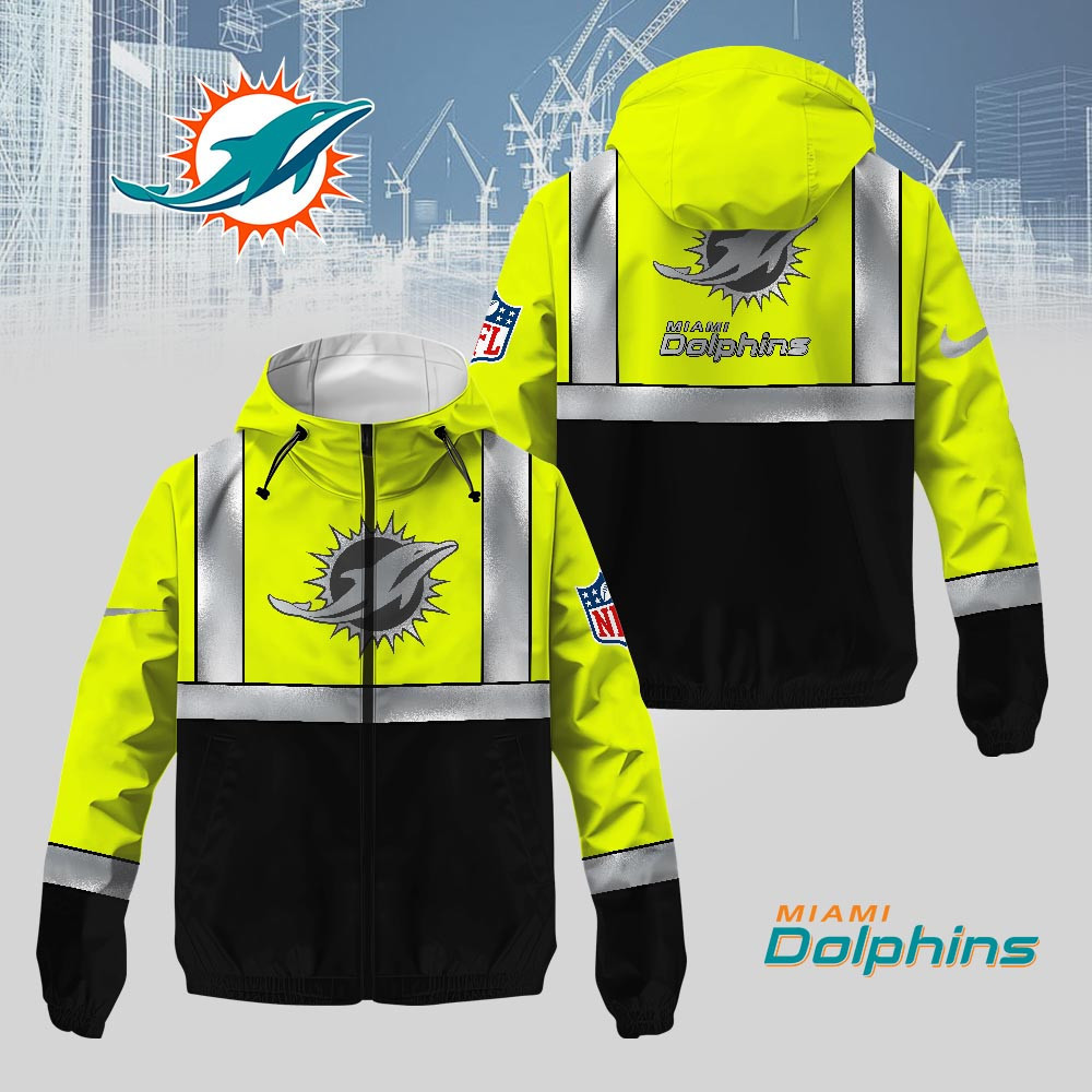 Miami Dolphins | Premium NFL Safety Windbreaker Jacket MM