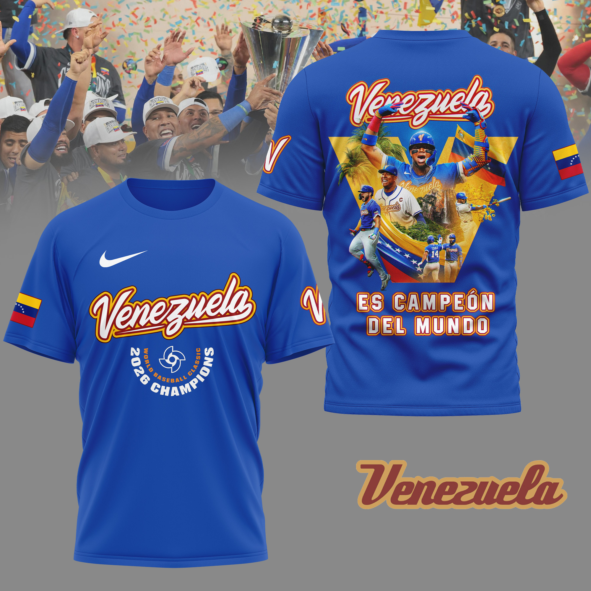 Venezuela | Premium World Baseball Classic 2026 3D Shirt NY