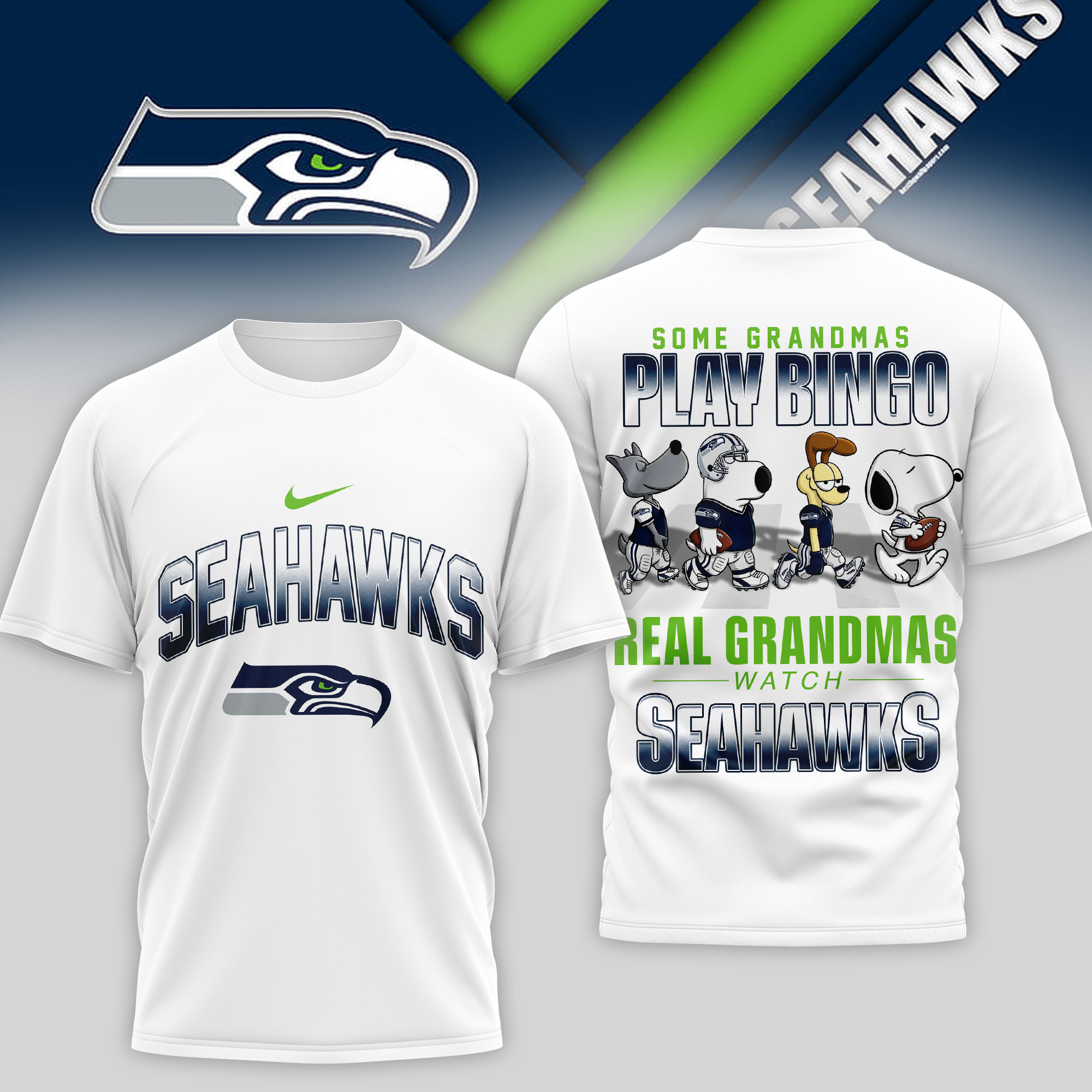 Seattle Seahawks | Premium NFL Prime Time 3D Shirt NTH1