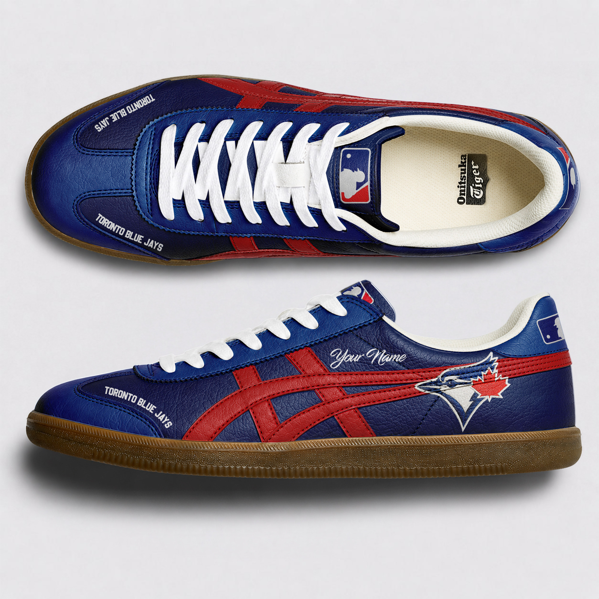 Toronto Blue Jays | Premium MLB Customized Baseball Tiger Shoes TD
