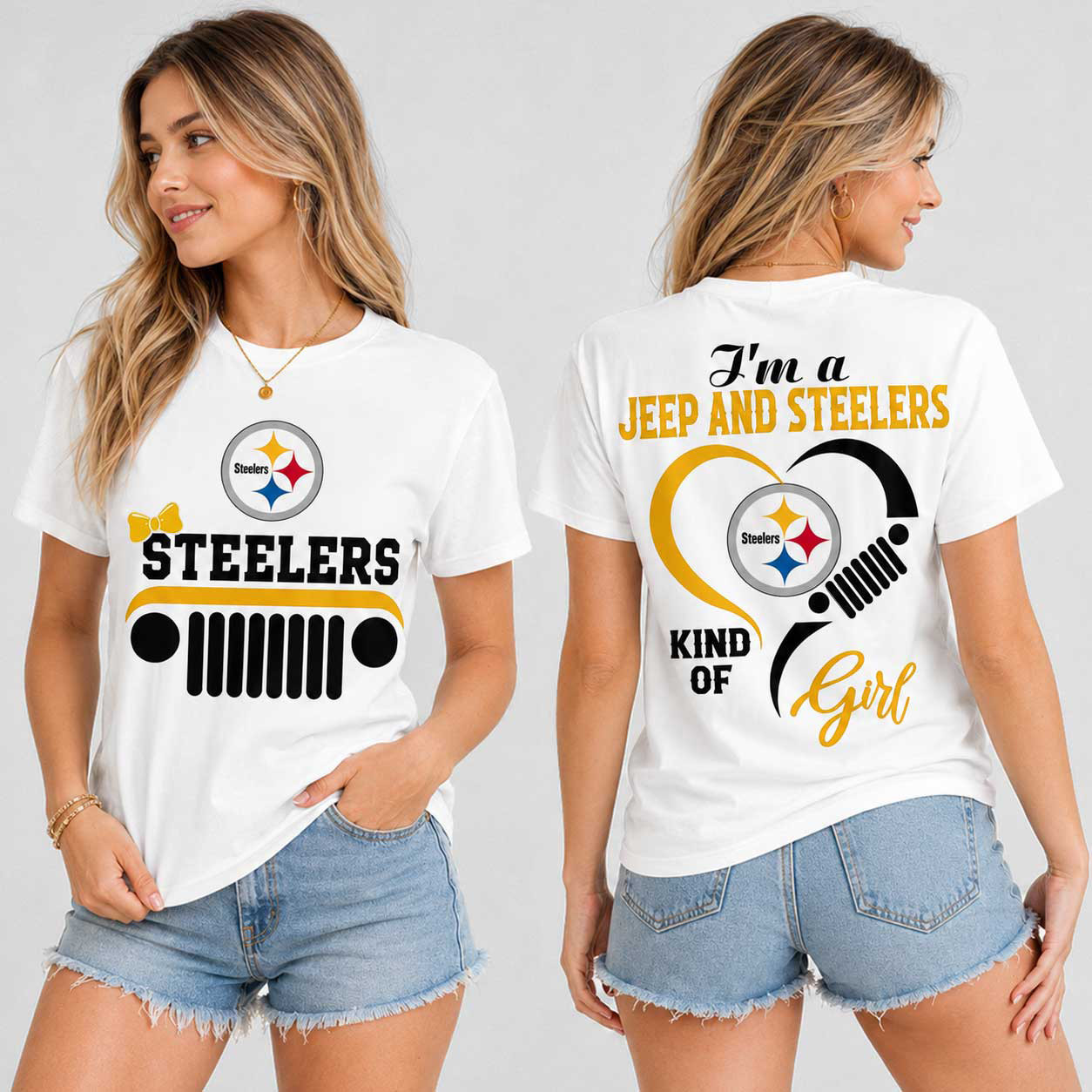 Pittsburgh Steelers | Premium NFL Jeep Fan Passion T-Shirt TD