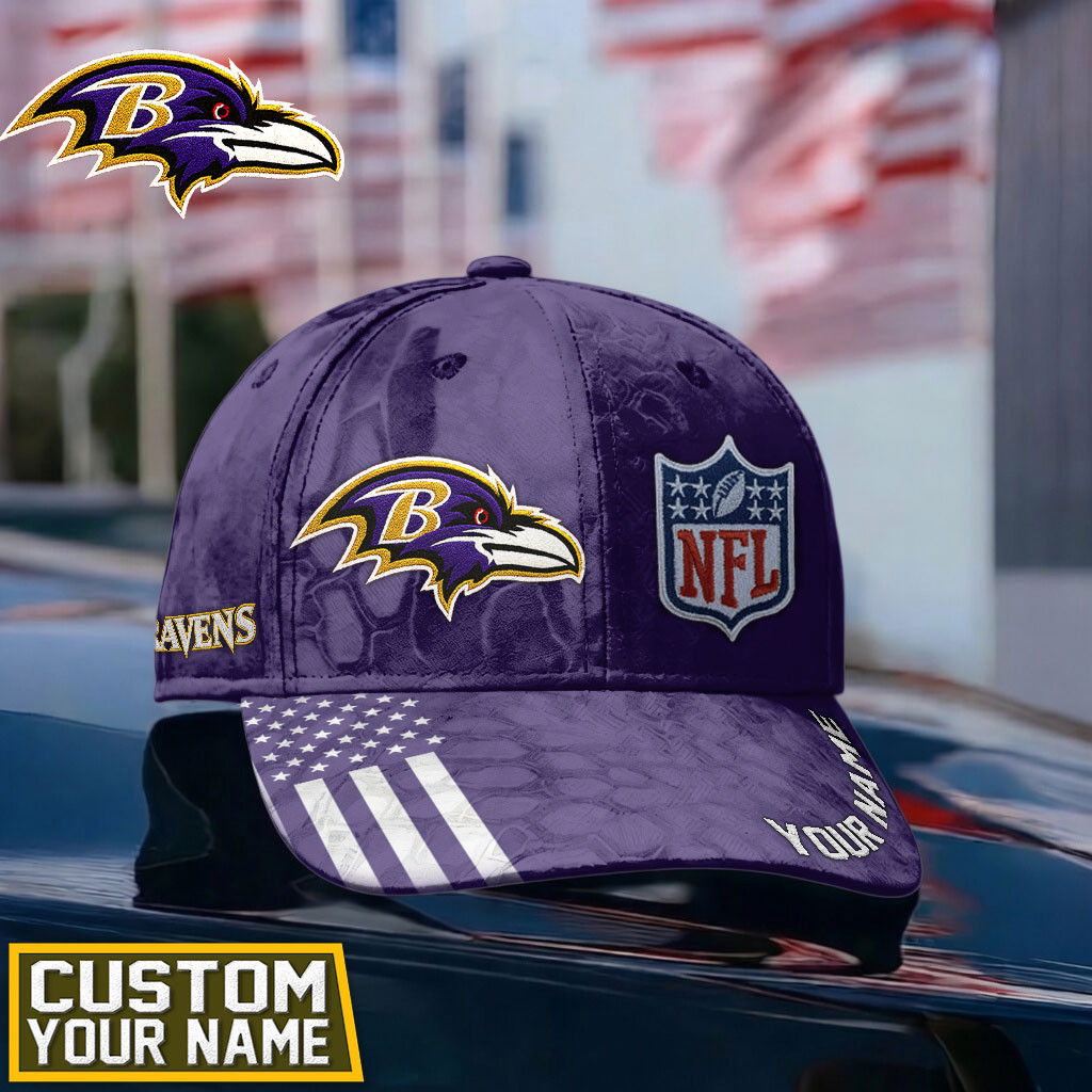 Baltimore Ravens | Premium NFL Heritage Custom Cap NTH1