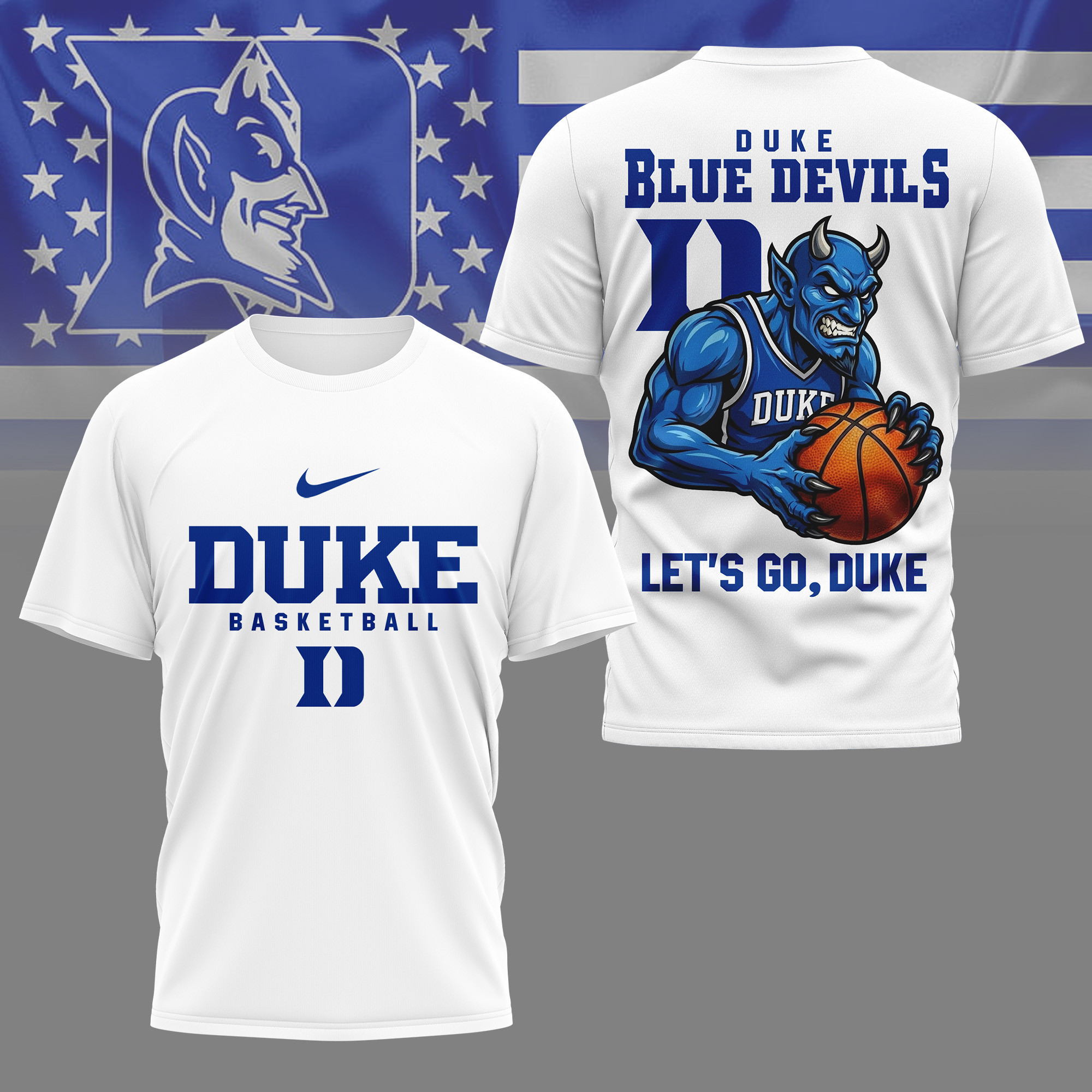 Duke Blue Devils | Premium NCAA GameDay Basketball 3D Shirt NY