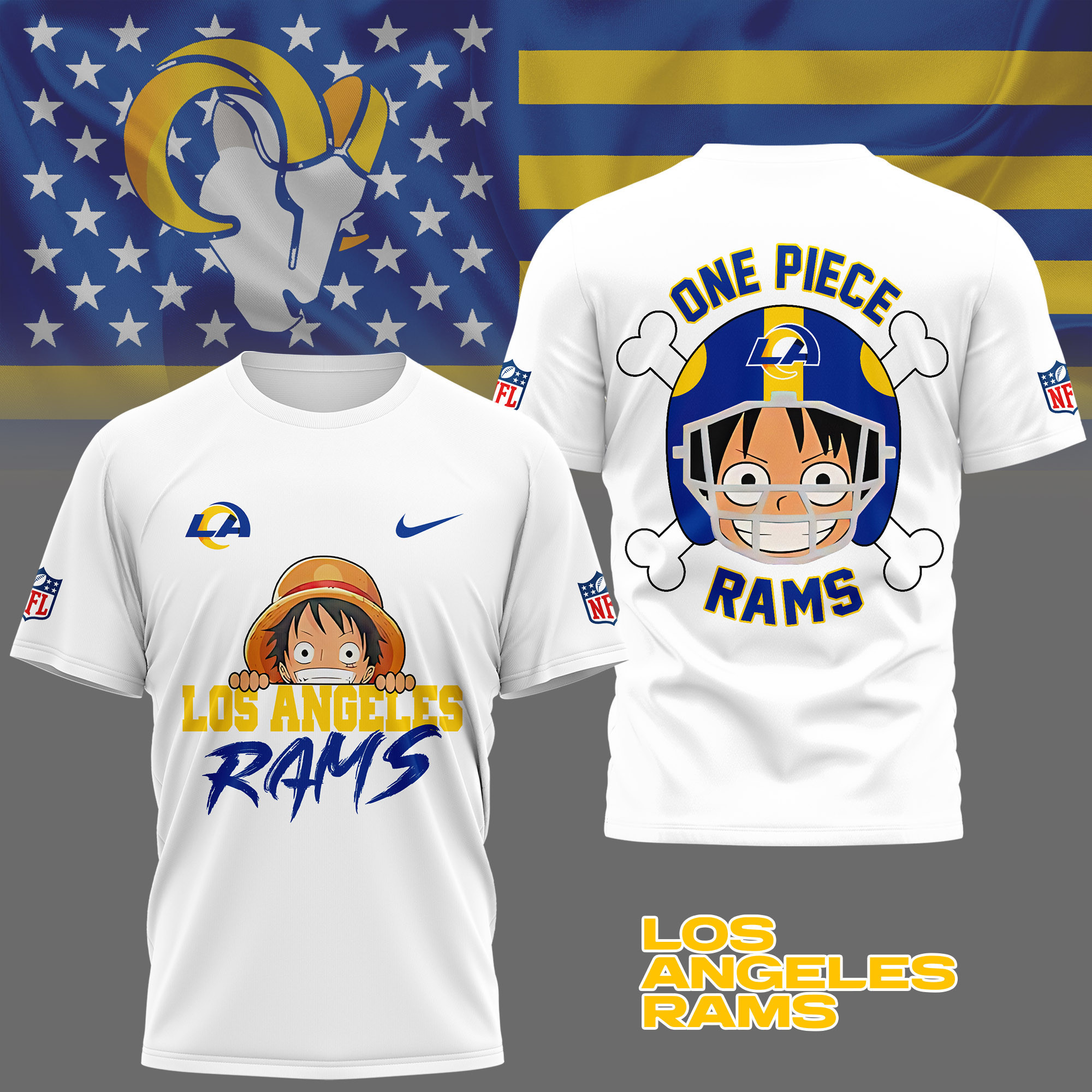 Los Angeles Rams | Premium NFL One Piece Fan 3D Shirt NY