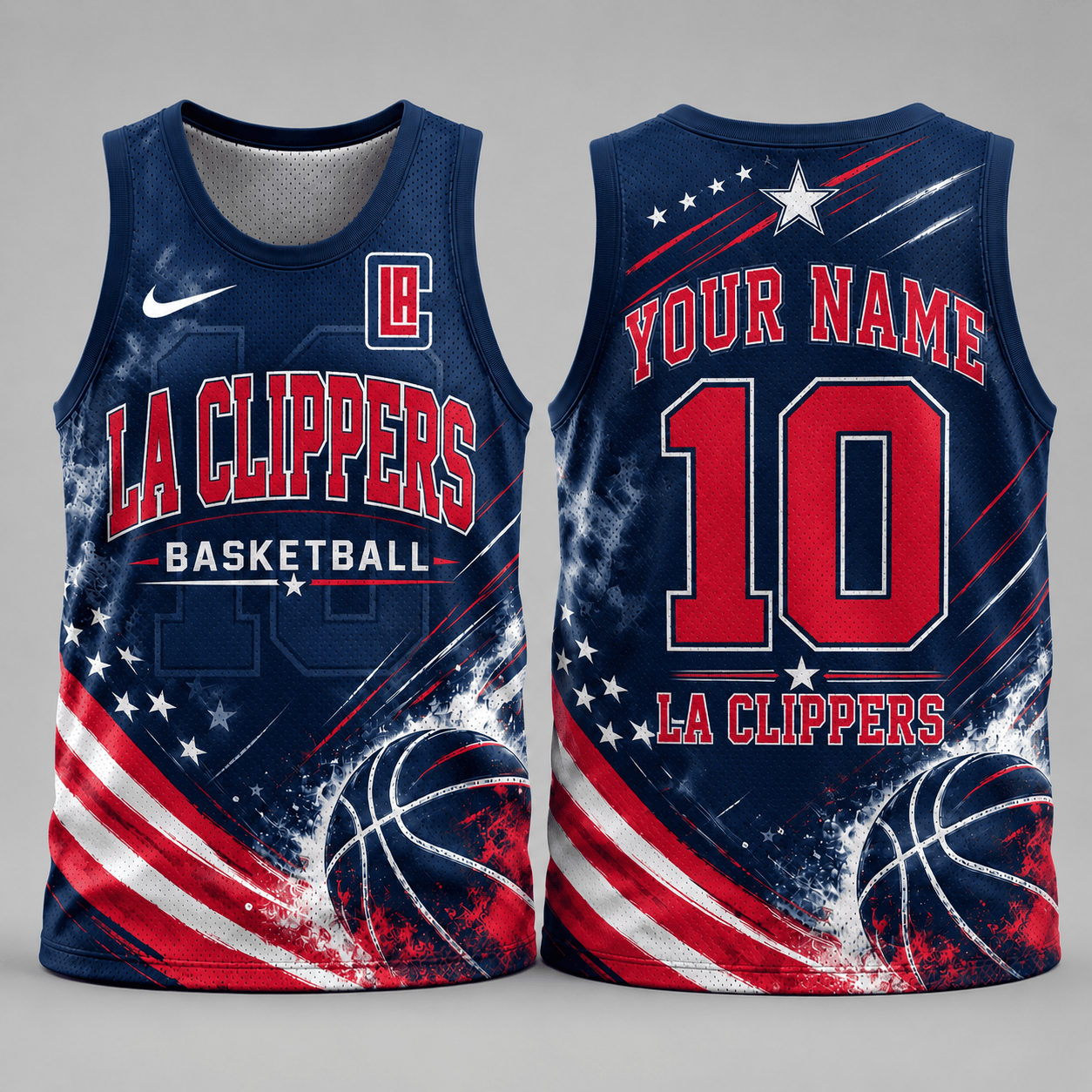 LA Clippers | Premium NBA Personalized Fan Pride Basketball Tank Top TD