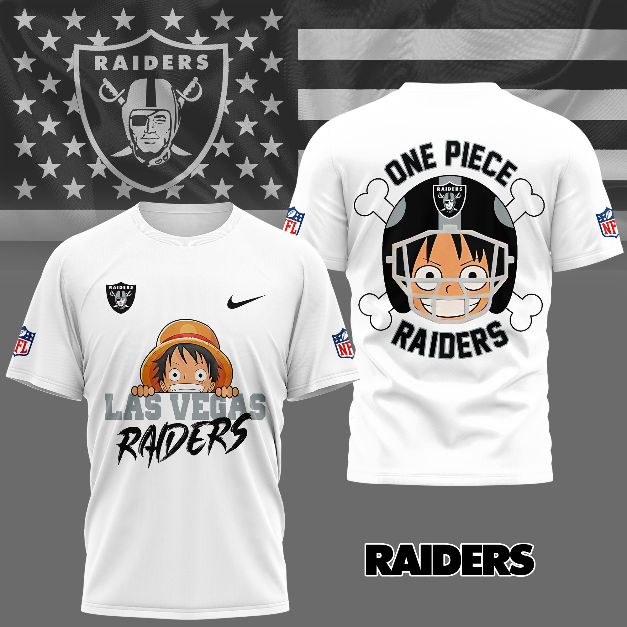 Las Vegas Raiders | Premium NFL One Piece Fan 3D Shirt NY