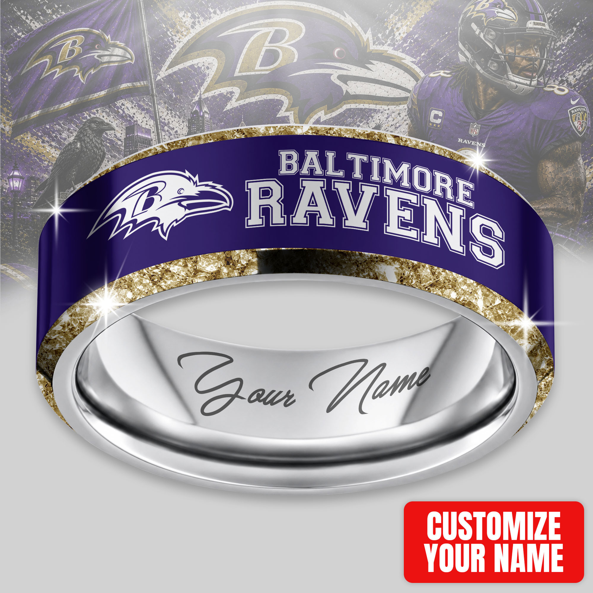 Baltimore Ravens | Premium NFL Championship Ring NTH1
