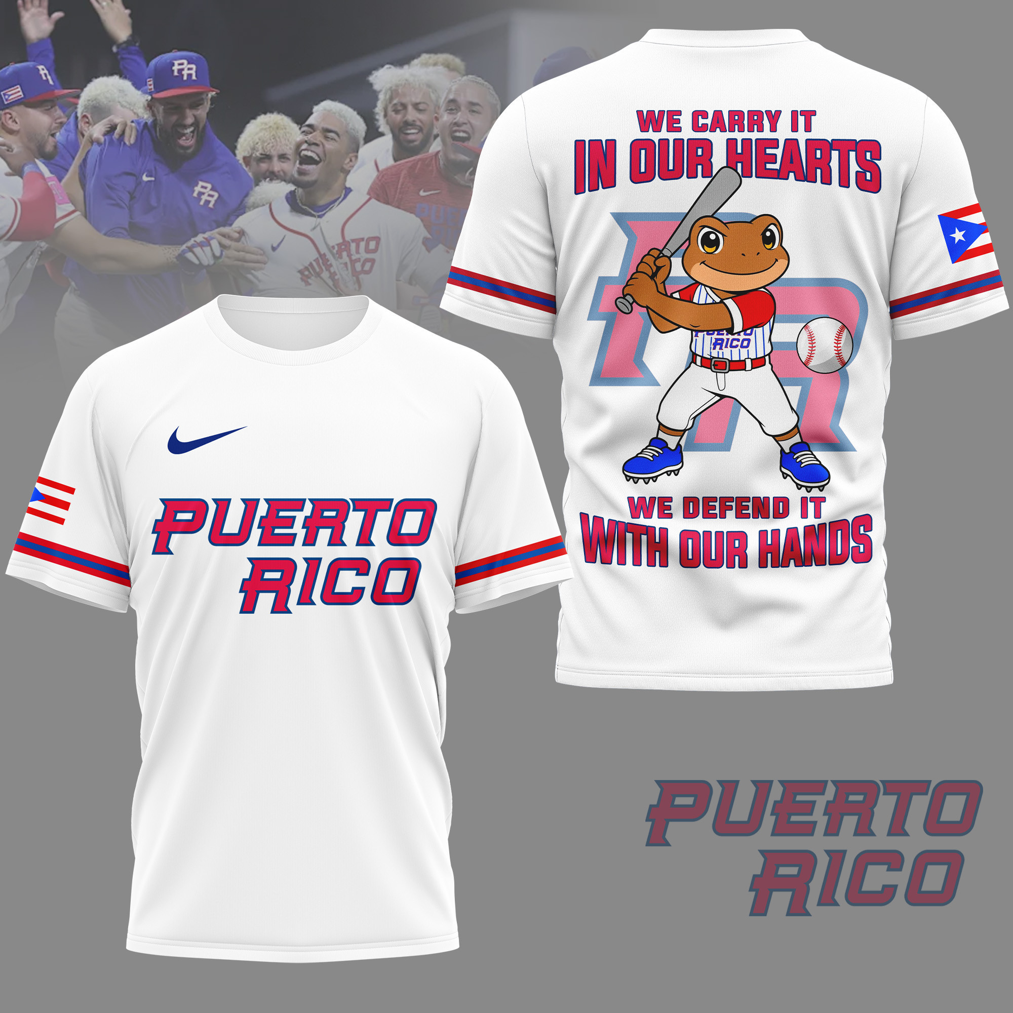 Puerto Rico | Premium World Baseball 3D Shirt NY