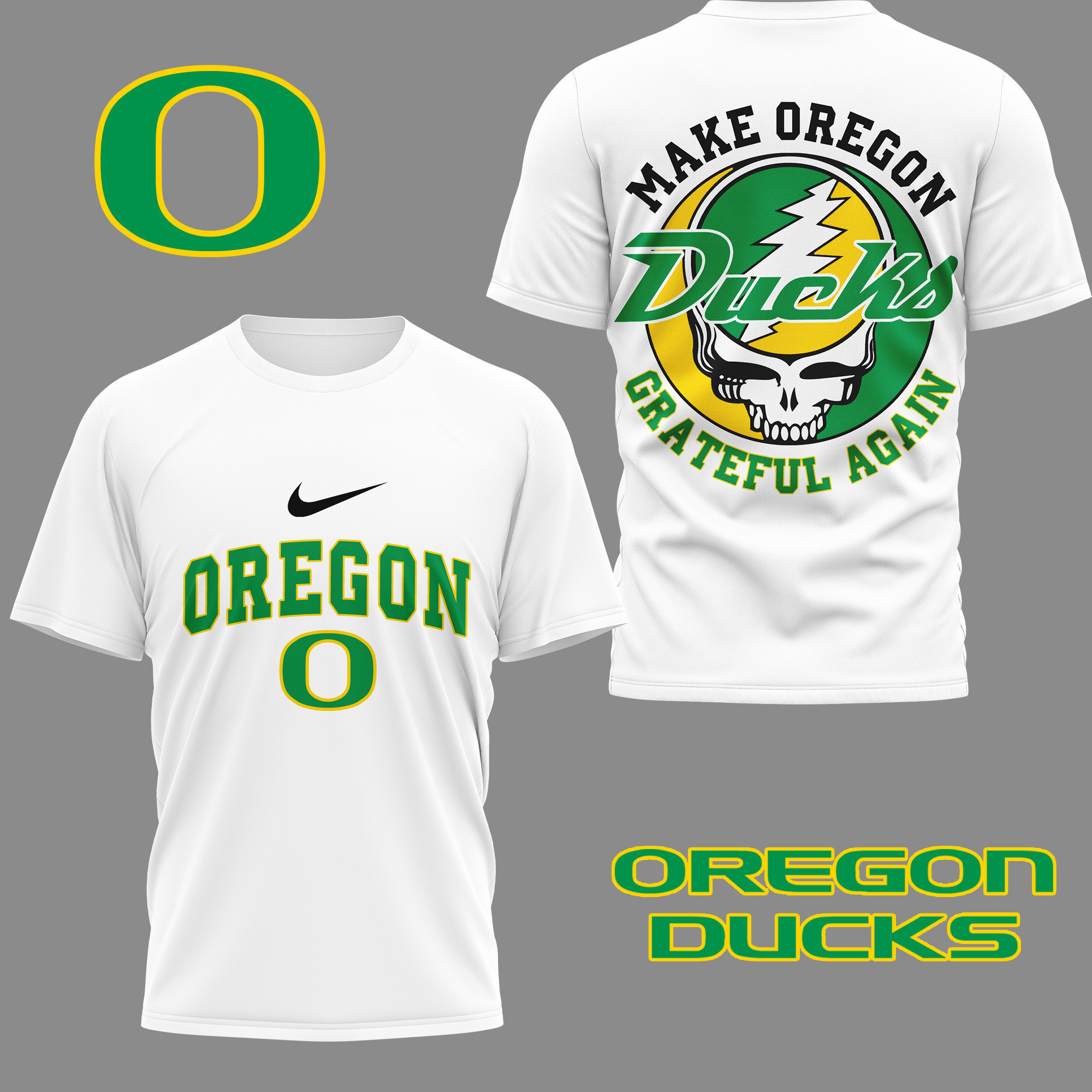 Oregon Ducks | Premium NCAA Grateful Game Day 3D Shirt NY