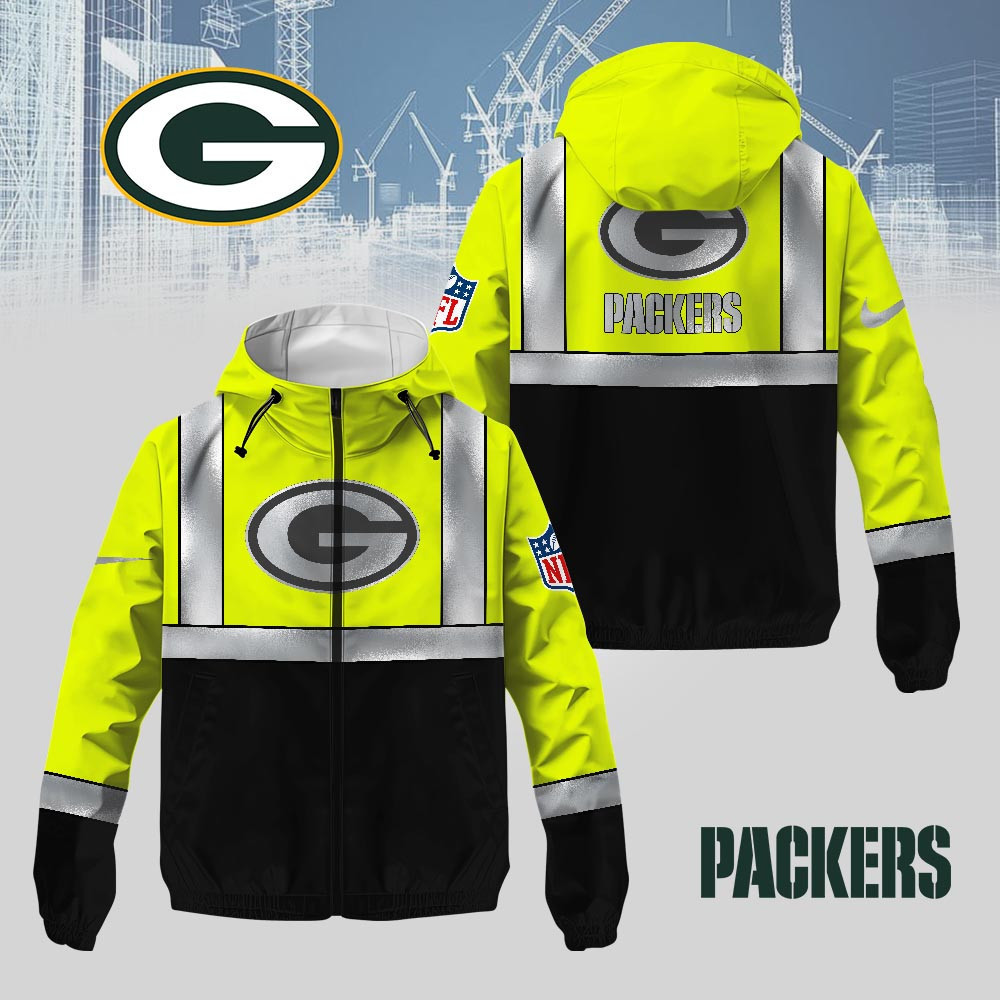 Green Bay Packers | Premium NFL Safety Windbreaker Jacket MM