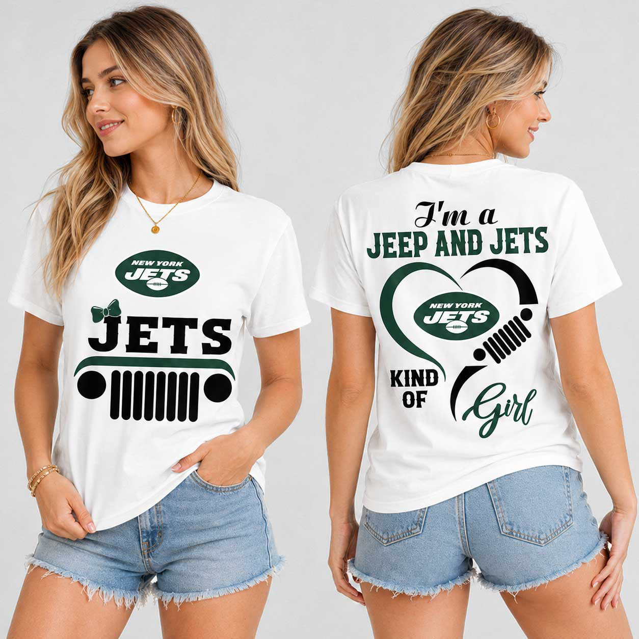 New York Jets | Premium NFL Jeep Fan Passion T-Shirt TD