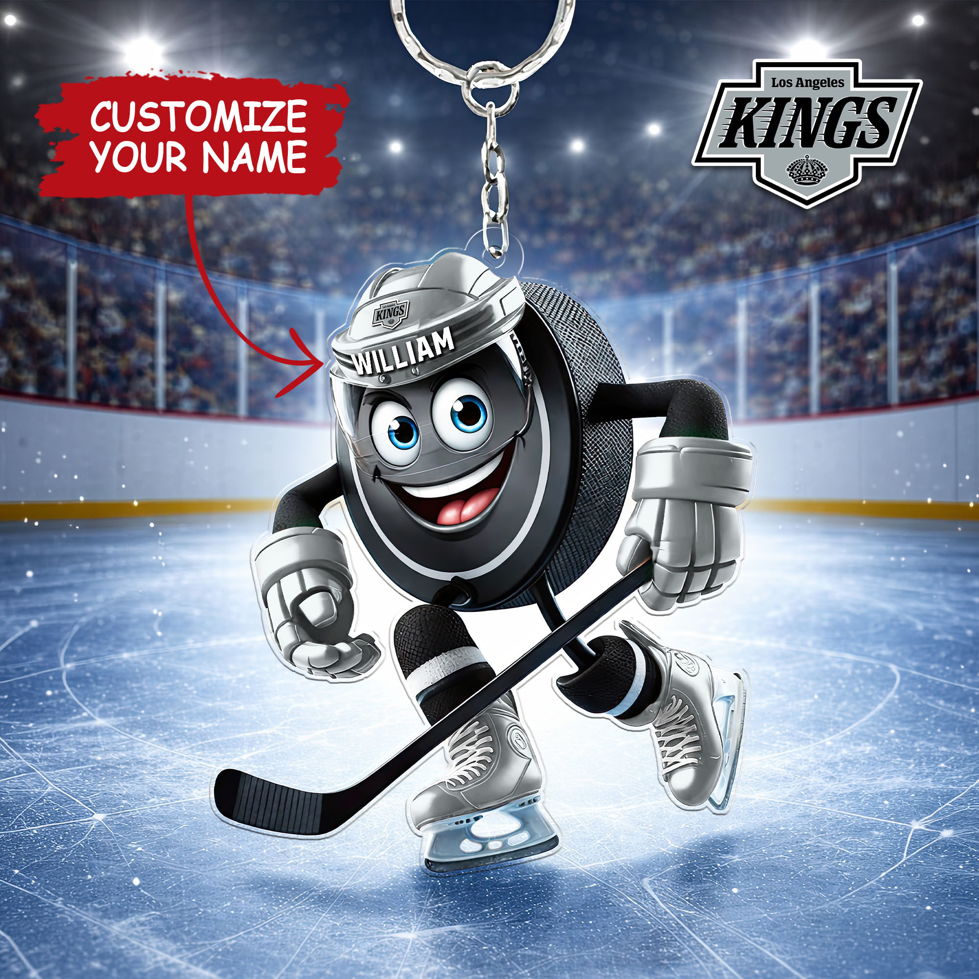 Los Angeles Kings | Premium NHL Game Day Keychain NY