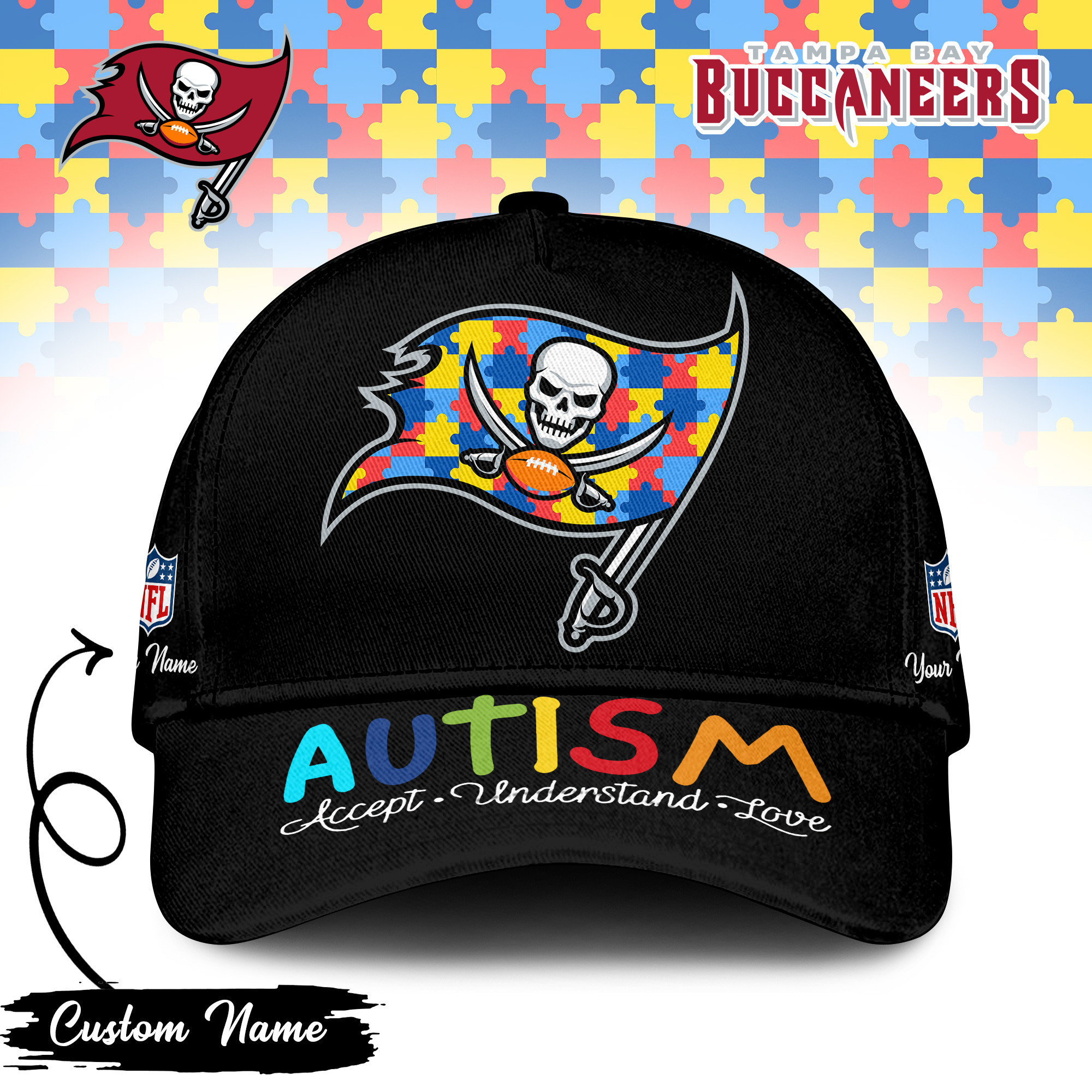 Tampa Bay Buccaneers | PREMIUM CLASSIC CAP NFL AUTISM TD