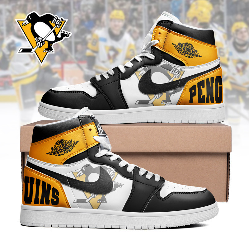 Pittsburgh Penguins | Premium NHL Teams High Top Sneakers HY
