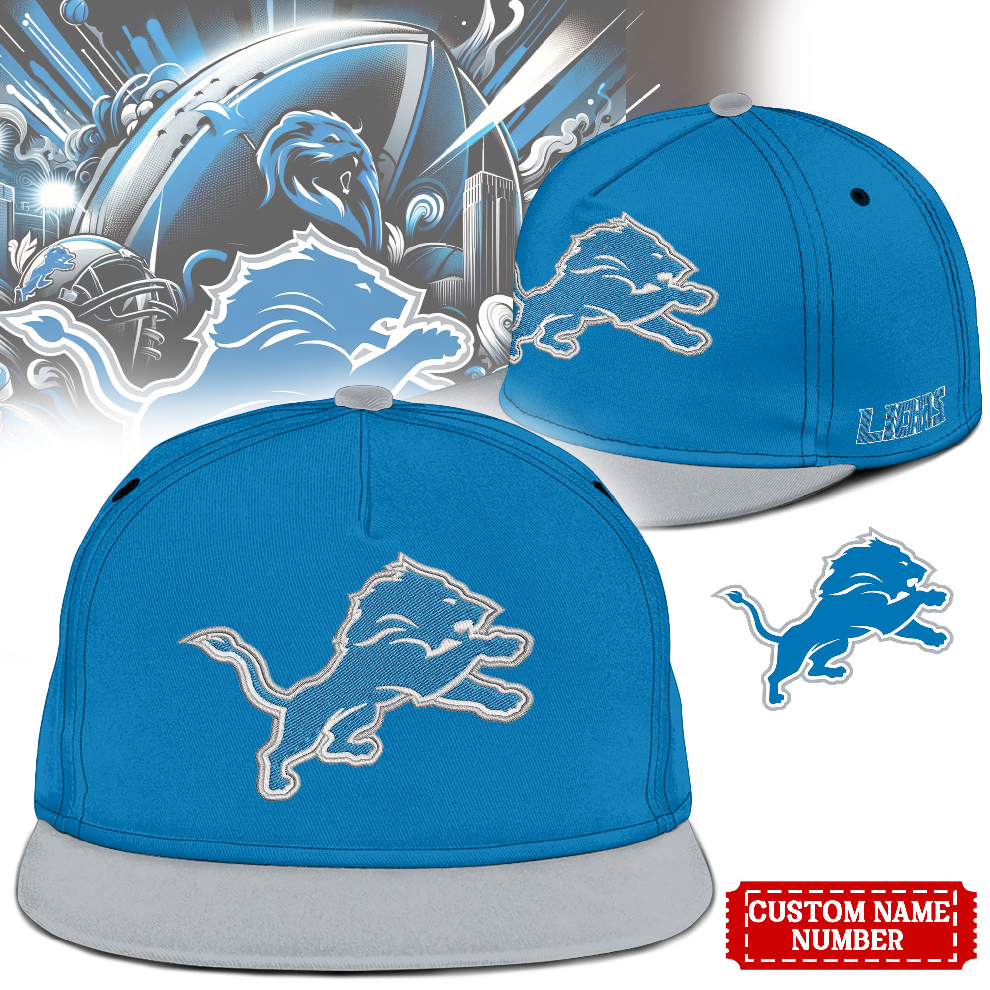 Detroit Lions | Premium NFL Heritage Cap NTH1