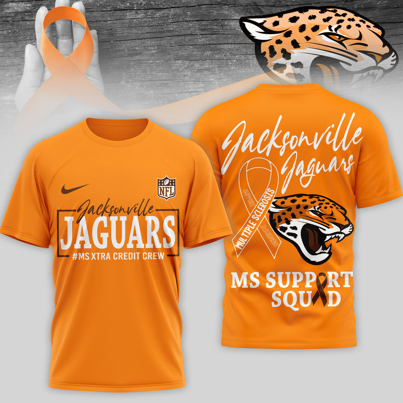 Jacksonville Jaguars | Premium NFL MS Support 3D T-Shirt HY