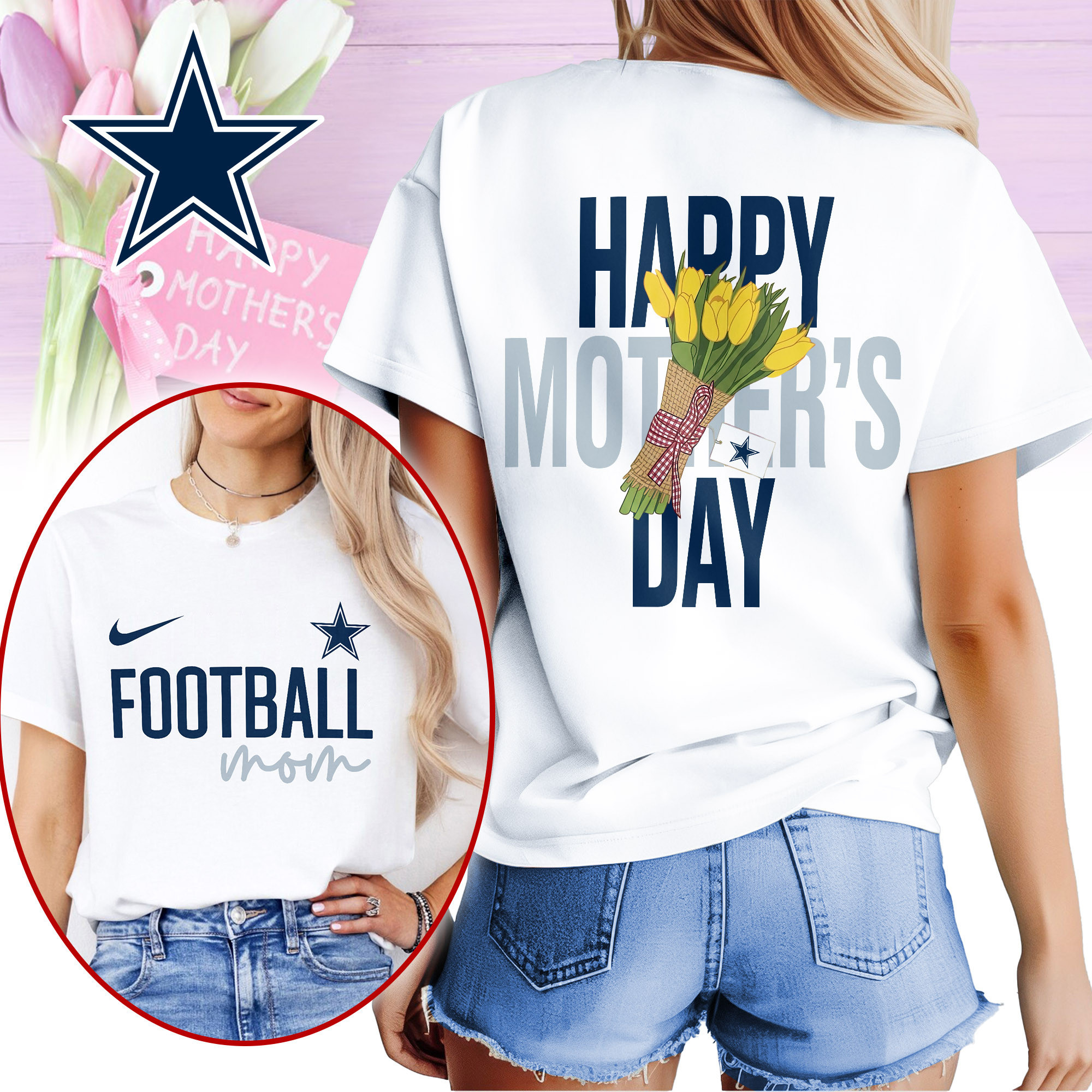 Dallas Cowboys | Premium NFL Happy Mother Day 3D Shirt NP