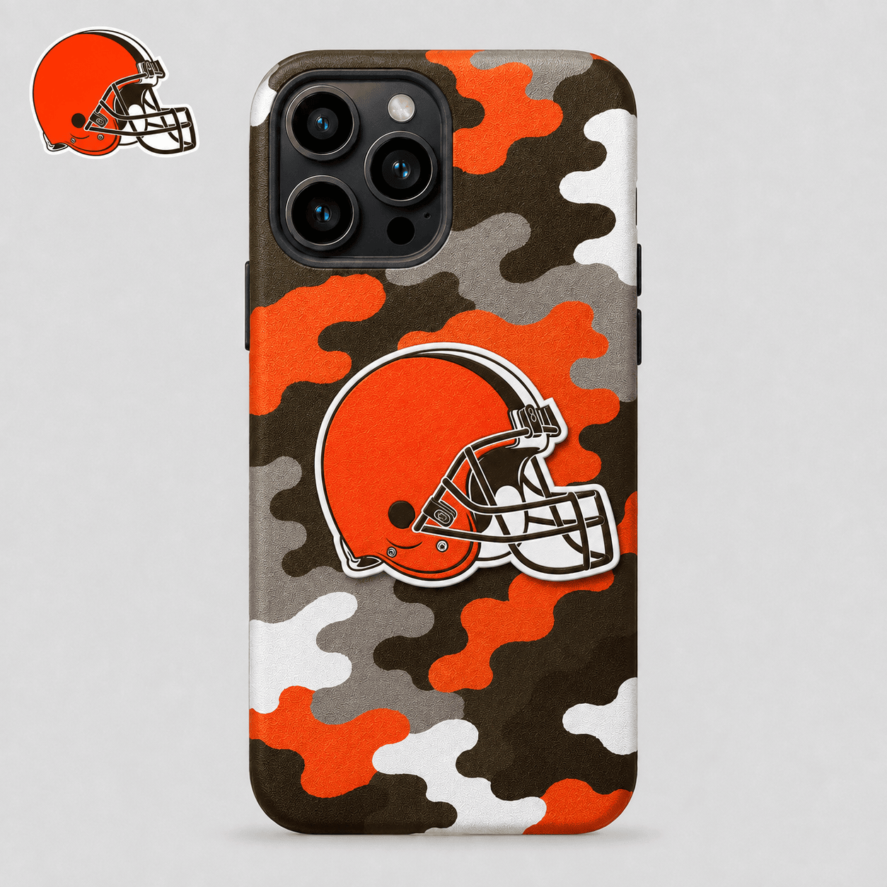 Cleveland Browns| Premium NFL Camo Game Day Phone Case NY