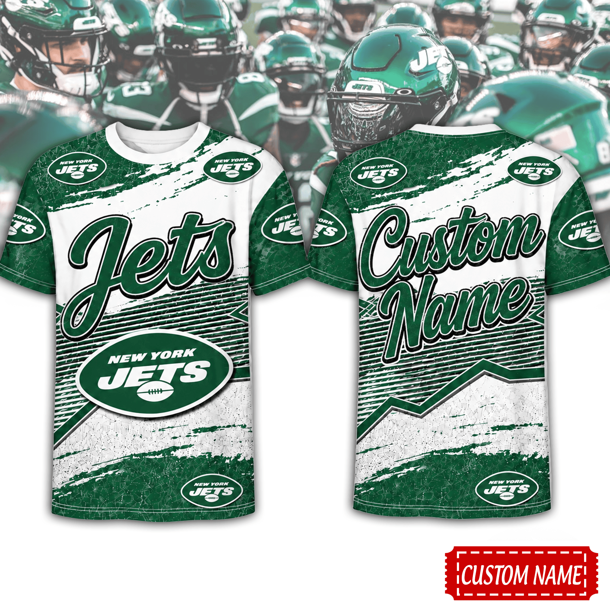 New York Jets | Premium NFL Team Energy Custom 3D Shirt NTH1