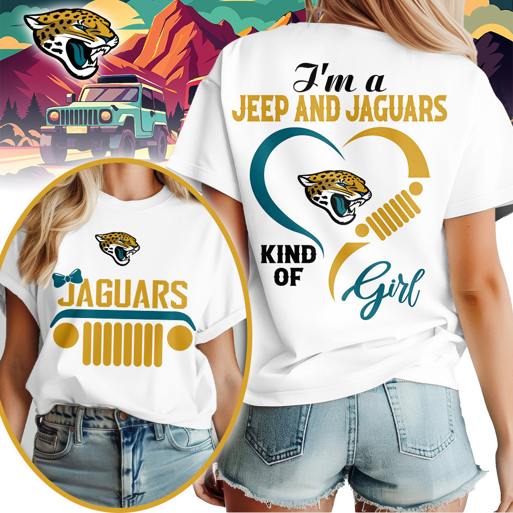 Jacksonville Jaguars | Premium NFL Jeep Girl Women's Shirt TD
