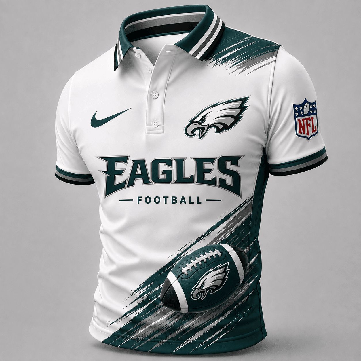 Philadelphia Eagles | Premium NFL Dynamic Gridiron Style Polo TD