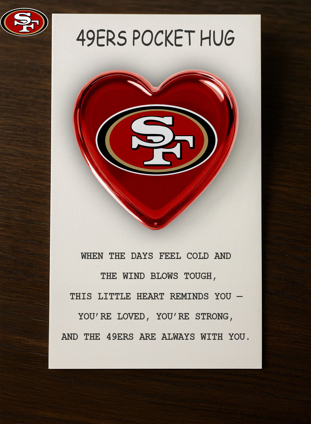 San Francisco 49ers | Premium NFL Pocket Hug TD