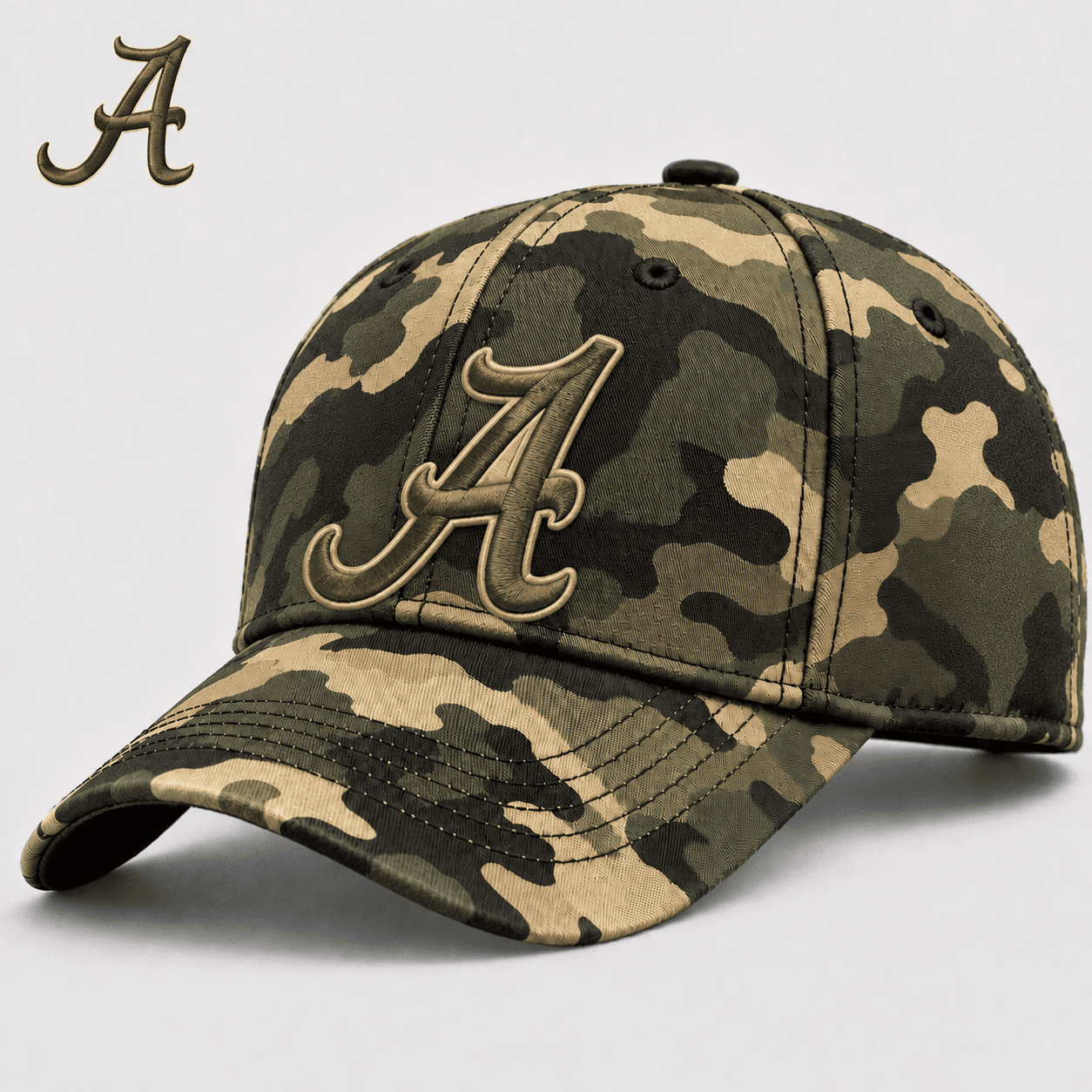Alabama Crimson Tide | Premium NCAA Army Camo Game Day Cap NY