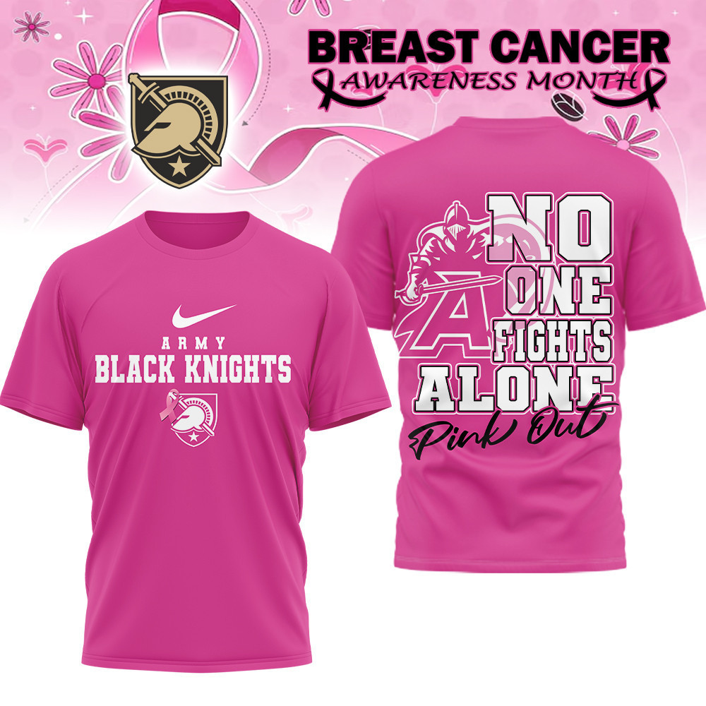 Army Black Knights | Premium NCAA Breast Cancer October T-Shirt MM