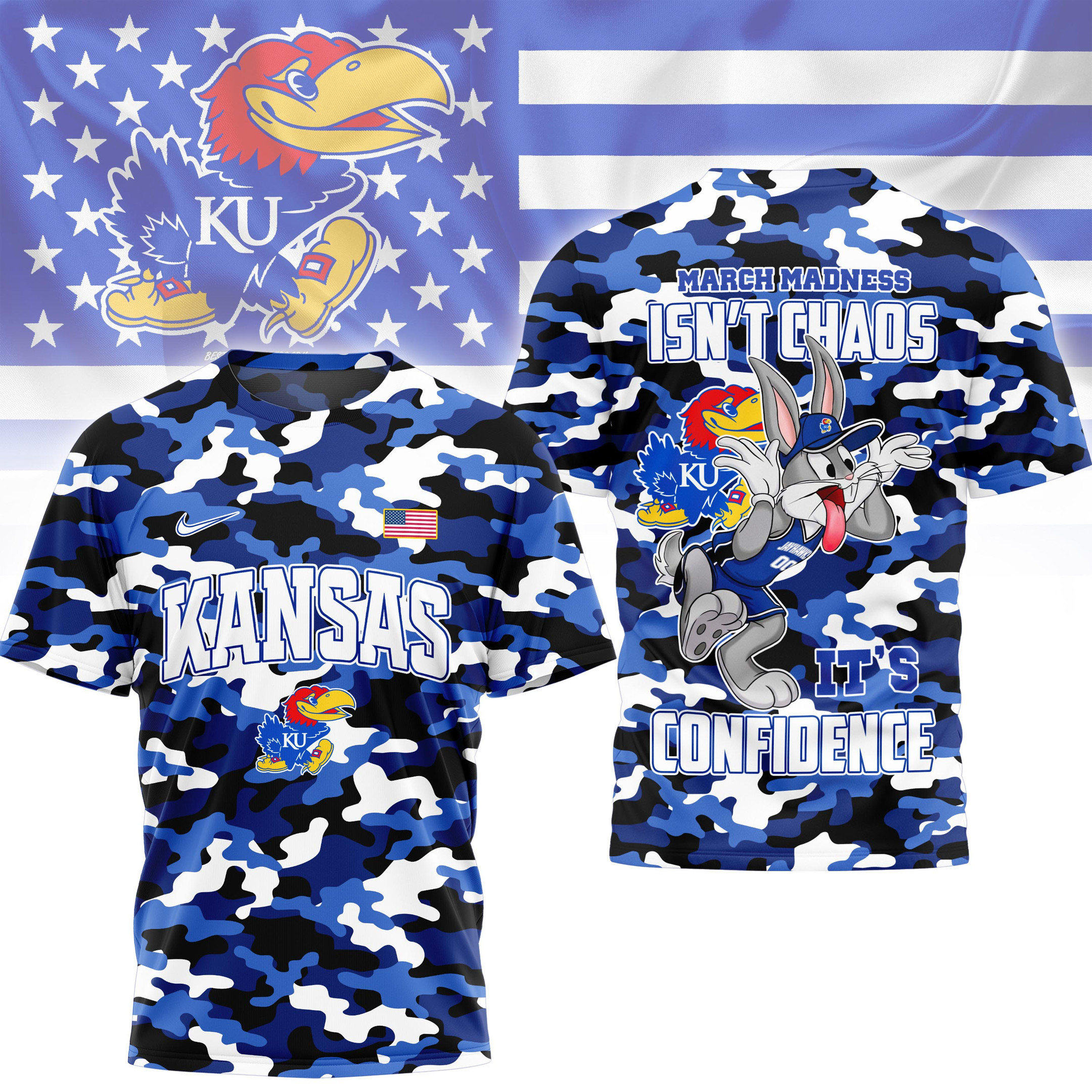 Kansas Jayhawks | Premium NCAA Call It Confidence Shirt NTH1