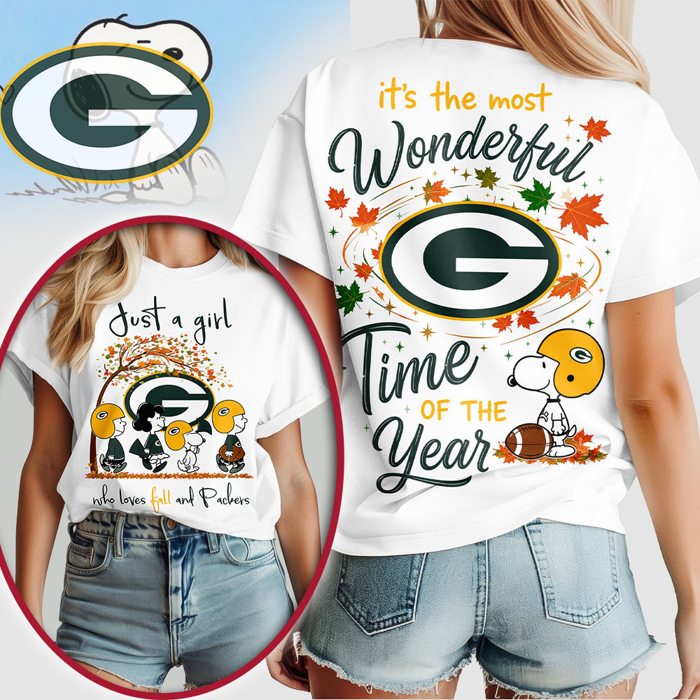 Green Bay Packers | Premium NFL Fall Wonderful Time of the Year 3D Shirt NTH1