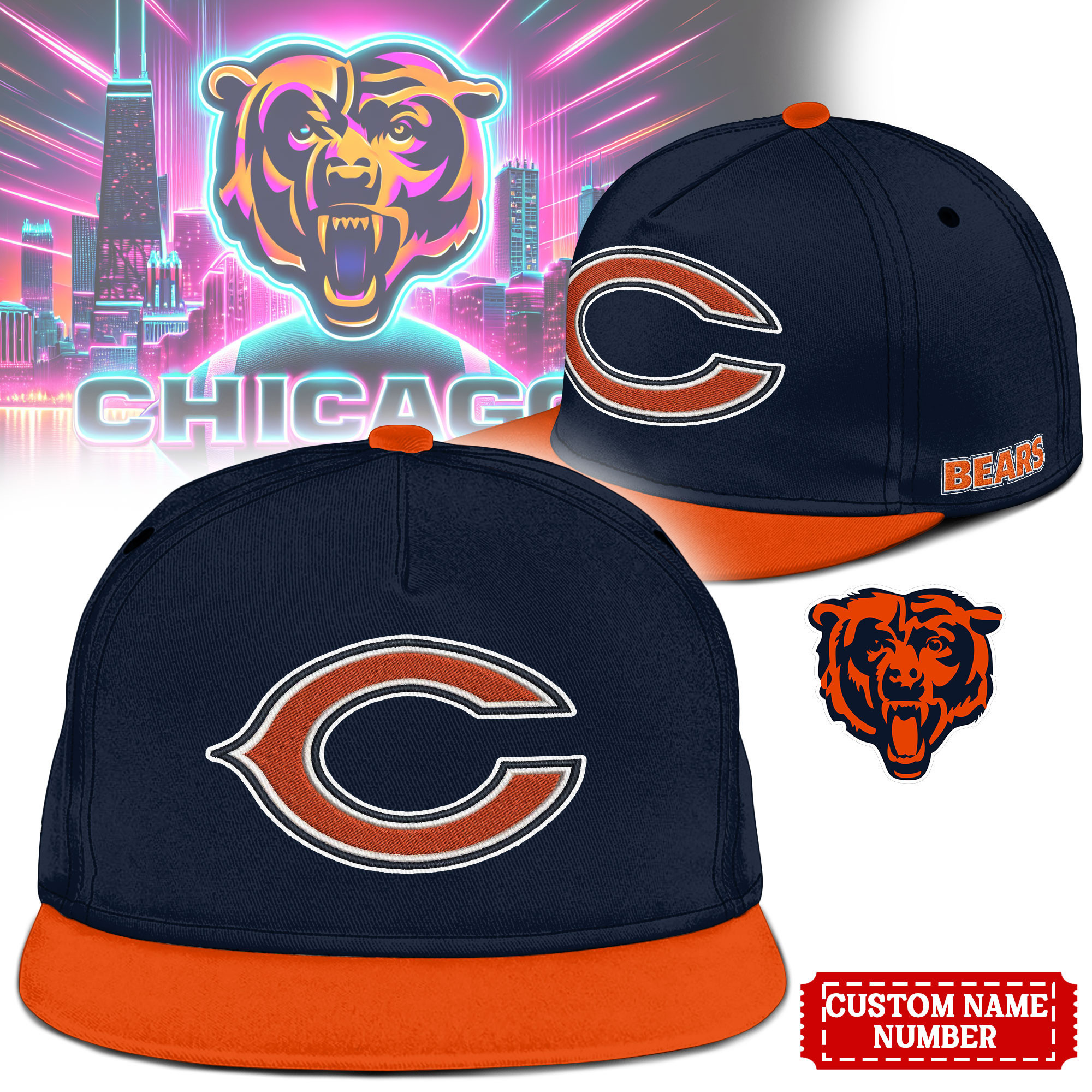 Chicago Bears | Premium NFL Heritage Cap NTH1