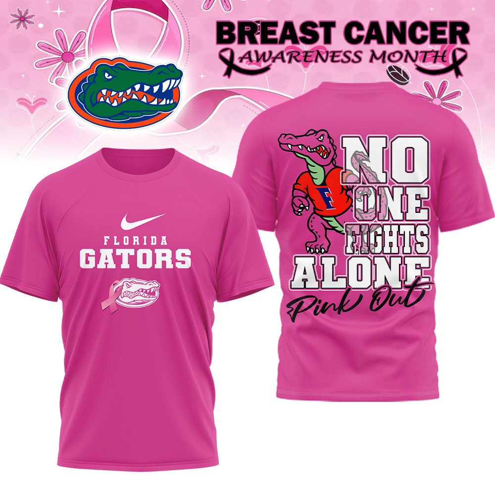 Florida Gators | Premium NCAA Breast Cancer October T-Shirt MM