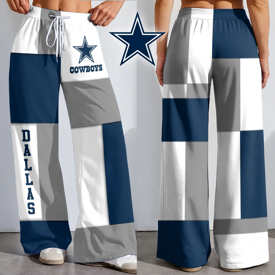 Dallas Cowboys | Premium NFL Color Block Football High-Stretch Casual Pants HI